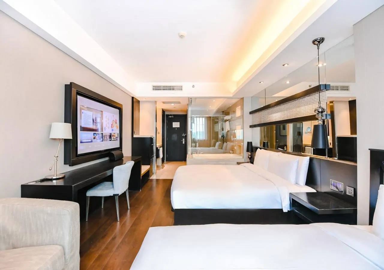 Bed in Crystal Orange Hotel Shanghai Kangqiao Branch