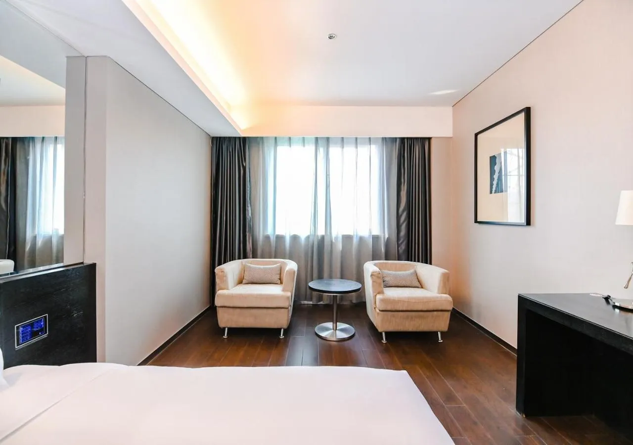 Bed in Crystal Orange Hotel Shanghai Kangqiao Branch