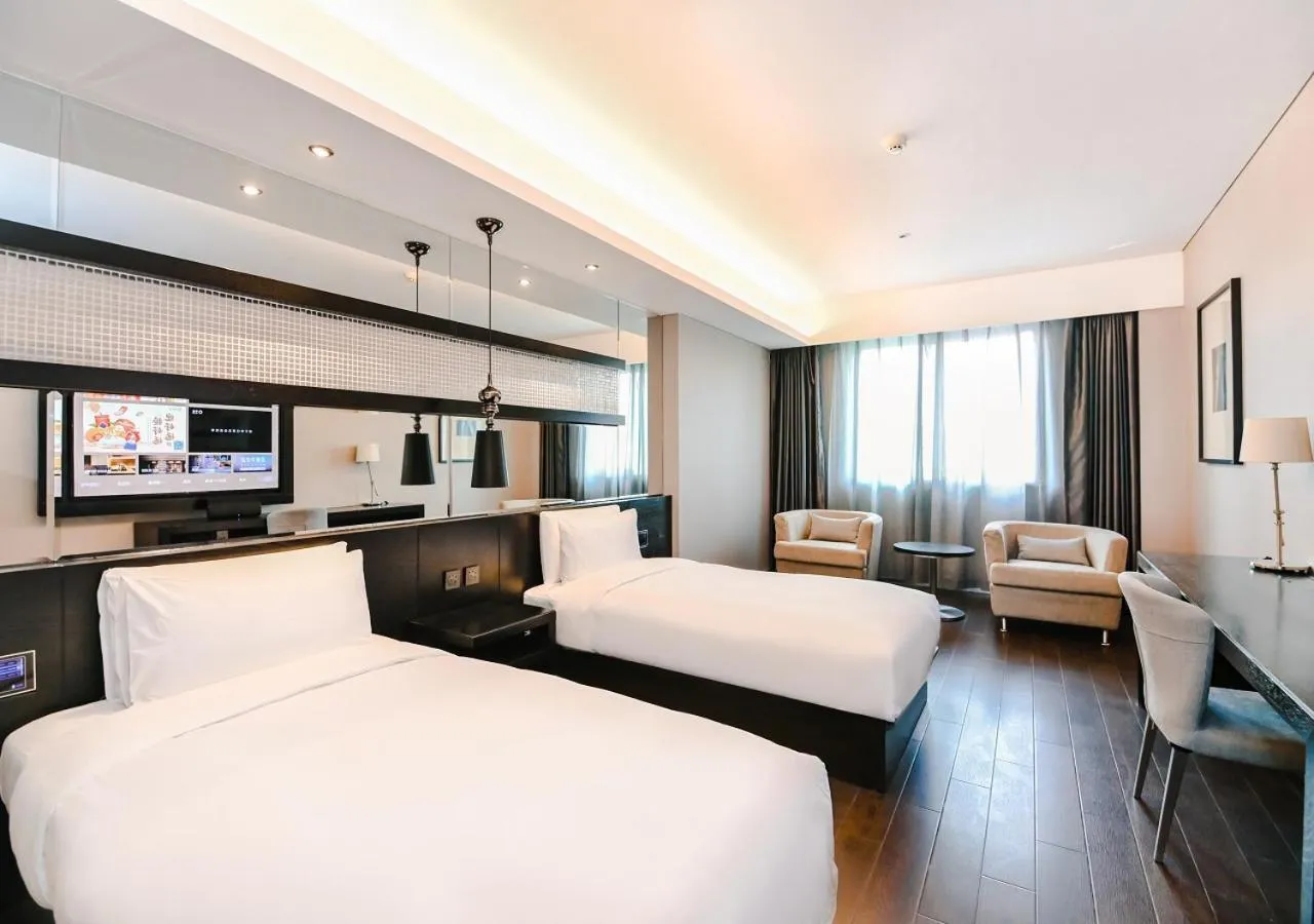 Bed in Crystal Orange Hotel Shanghai Kangqiao Branch