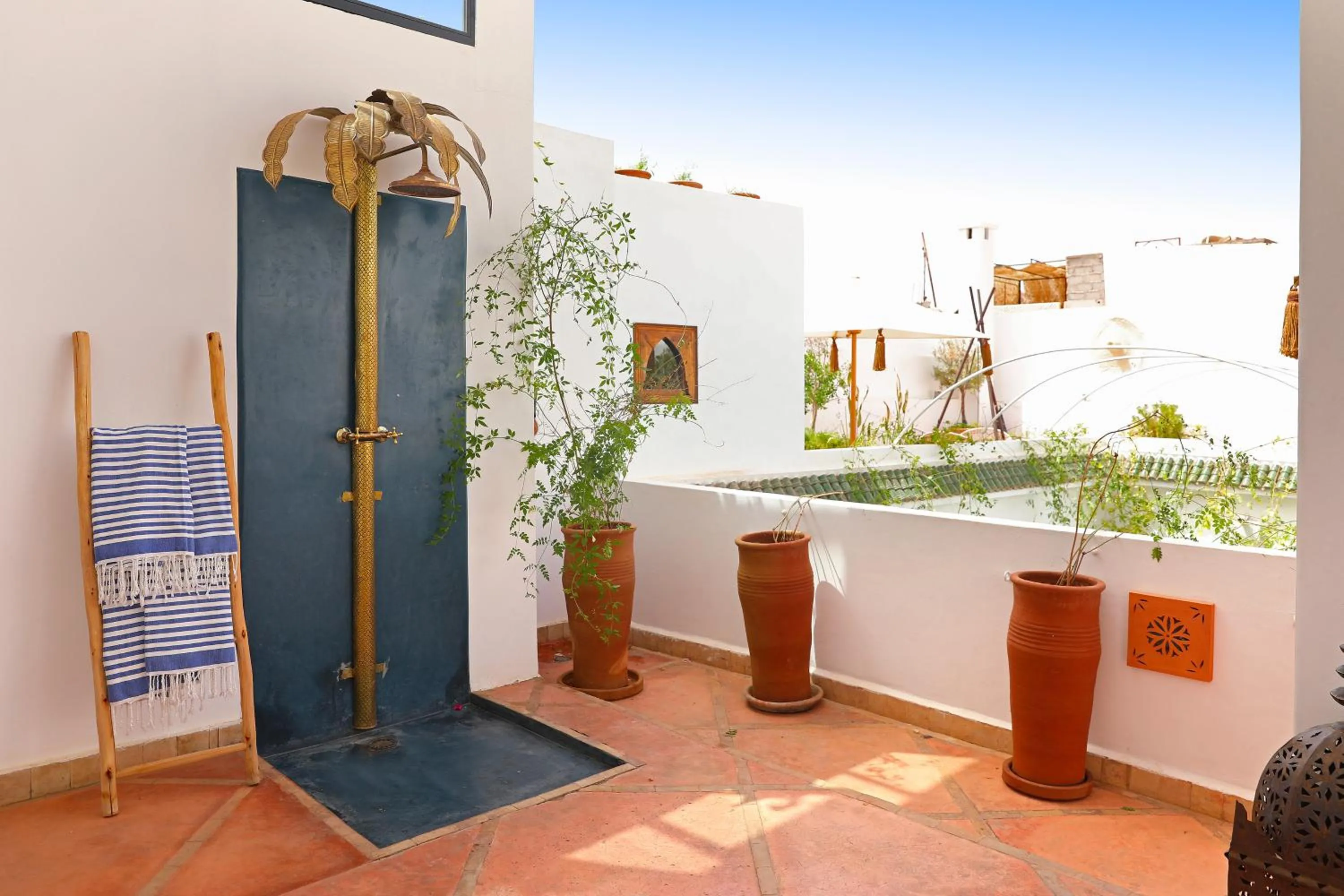 Balcony/Terrace in Riad la Parenthèse by Sashema