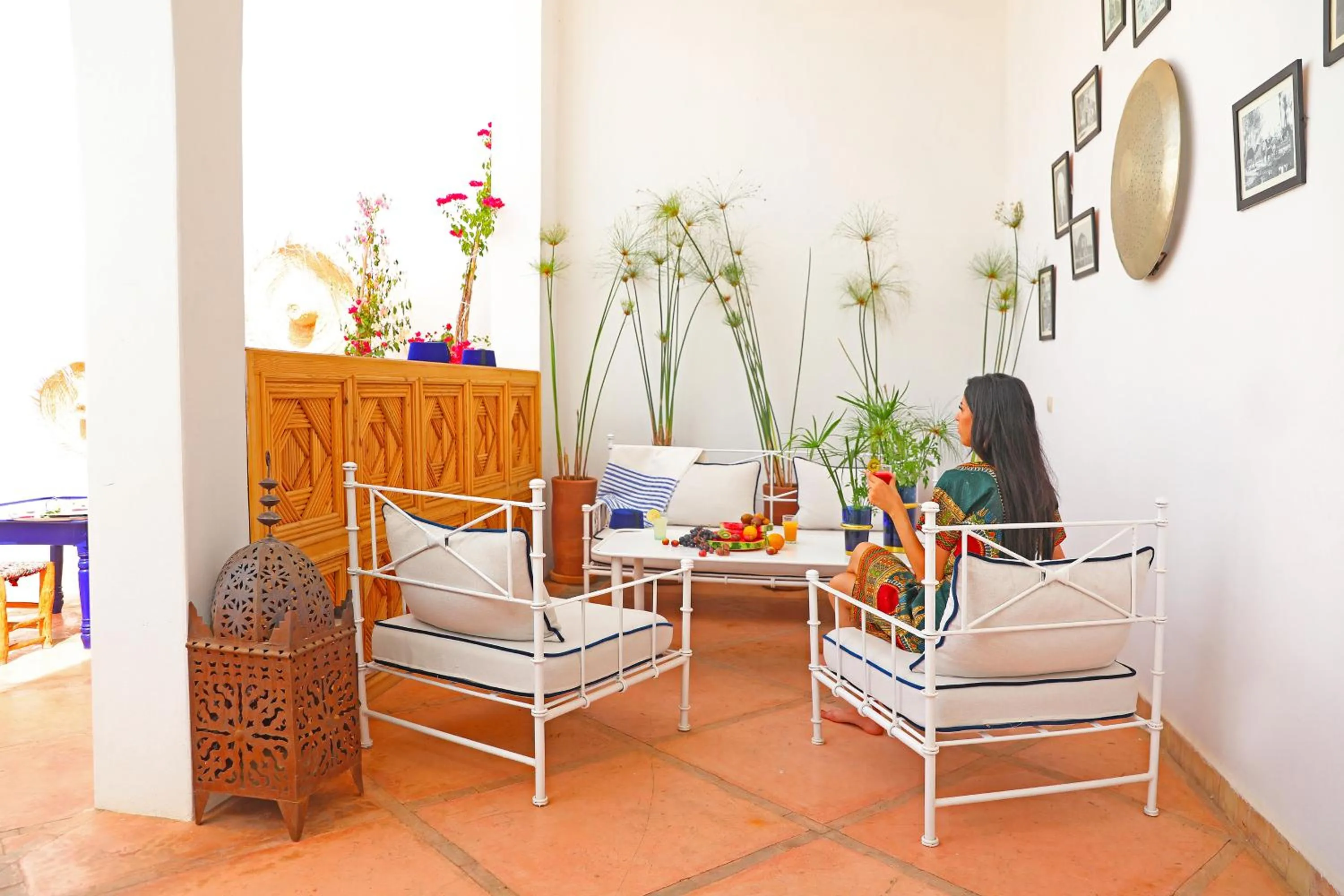 Balcony/Terrace in Riad la Parenthèse by Sashema