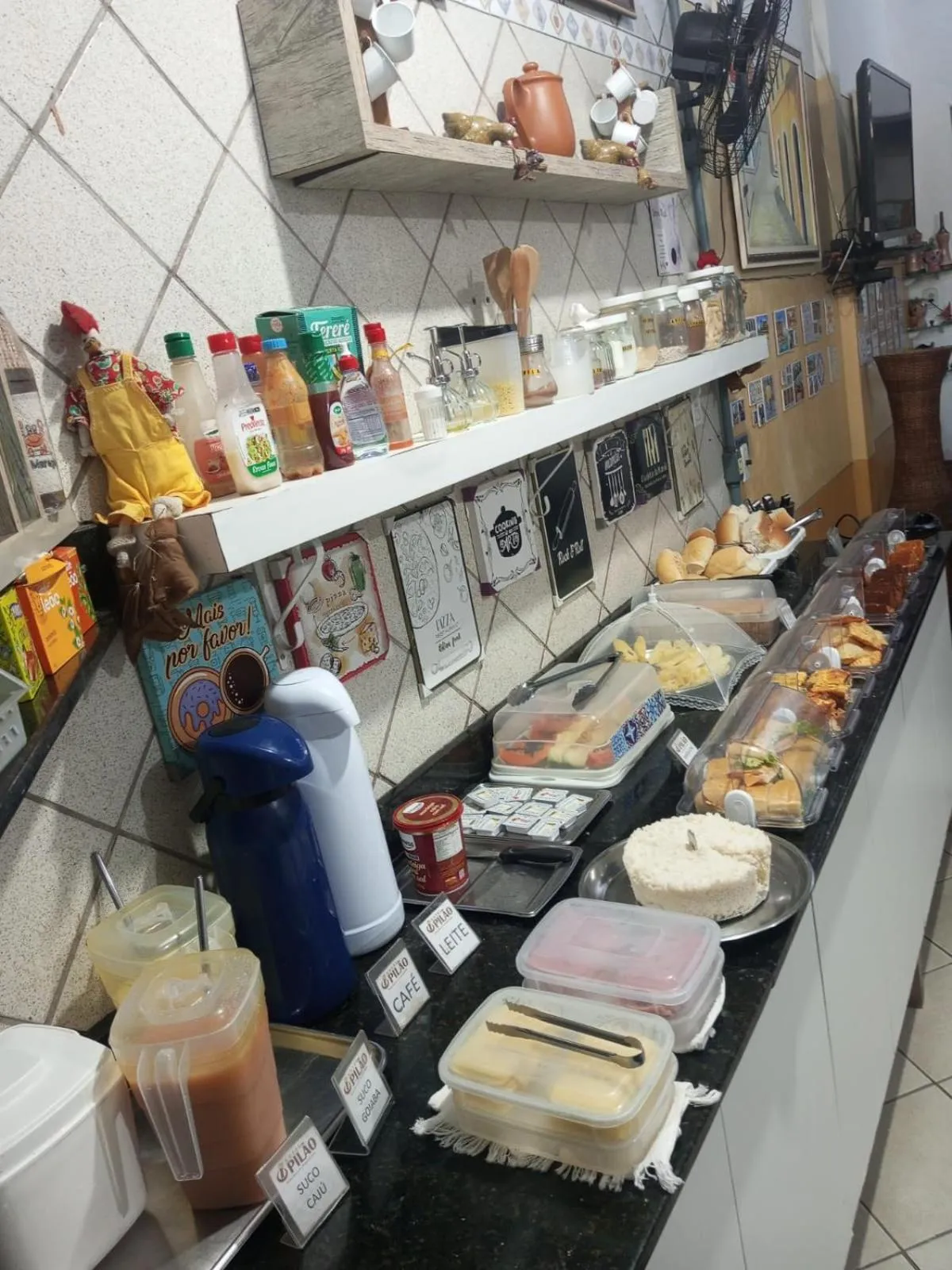 Breakfast in Hotel Pilão