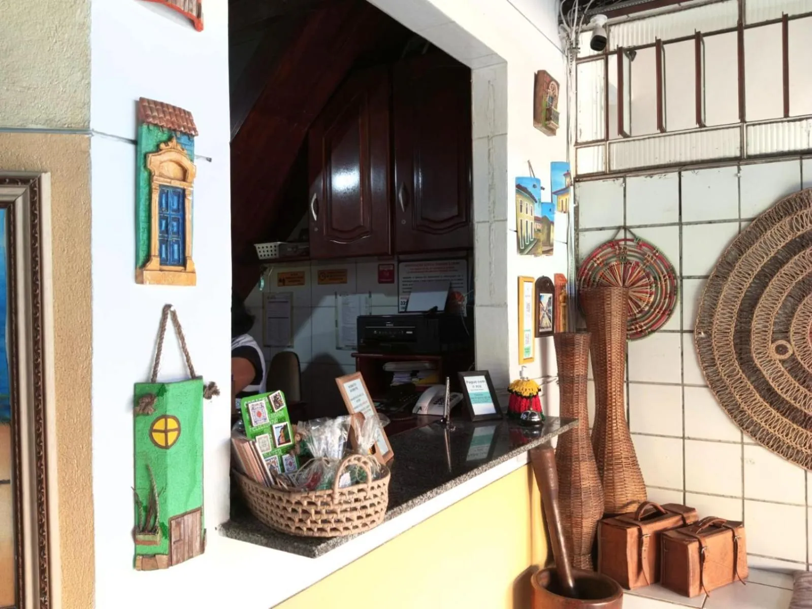 Lobby or reception in Hotel Pilão