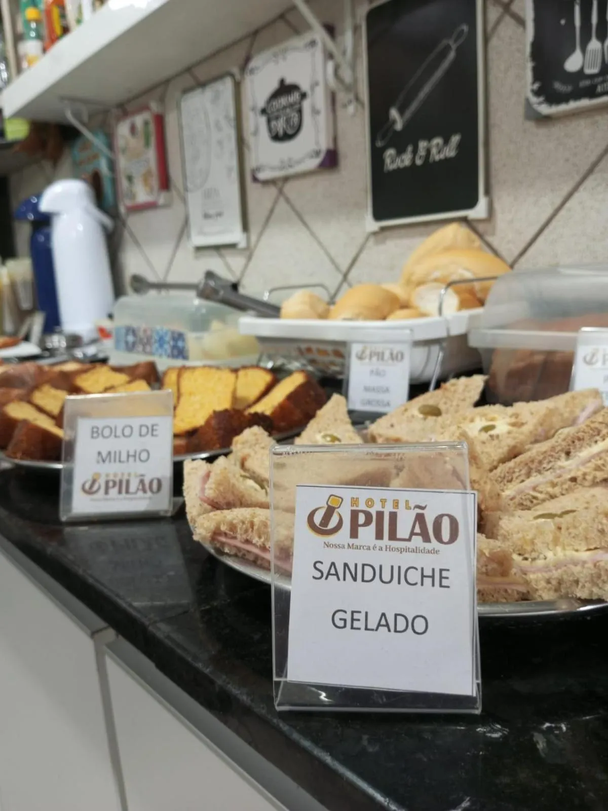 Food and drinks in Hotel Pilão