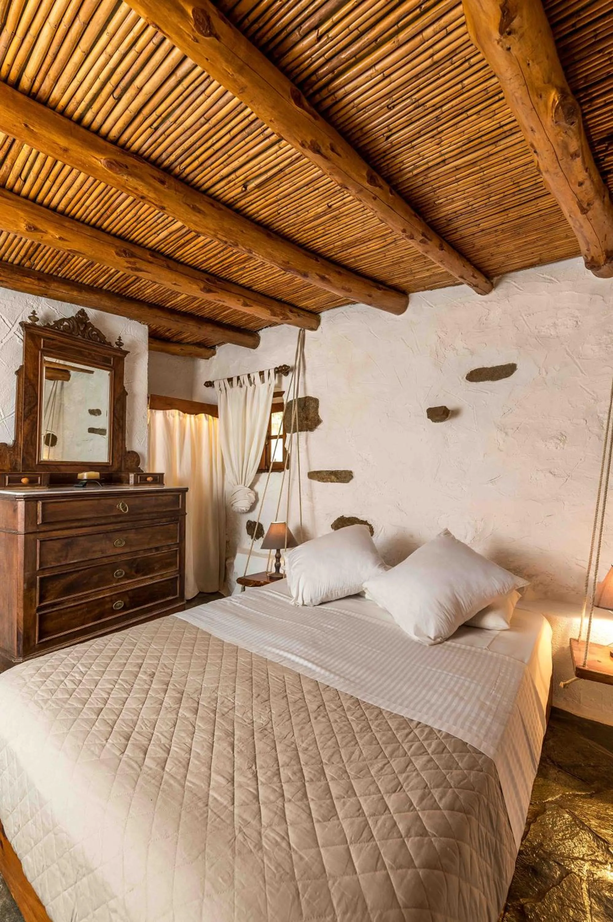 Bedroom, Bed in Natura cottages