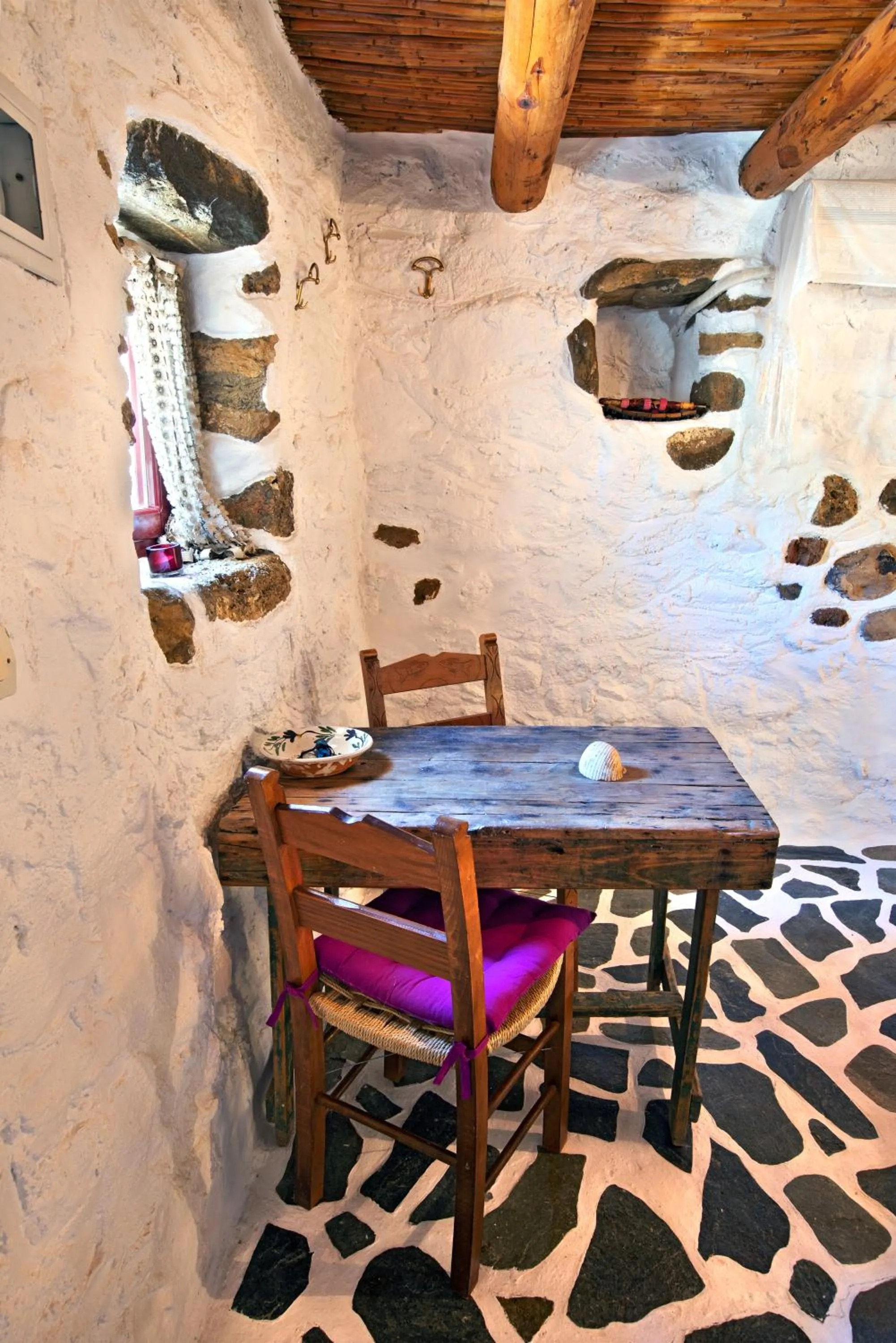 Dining area in Natura cottages
