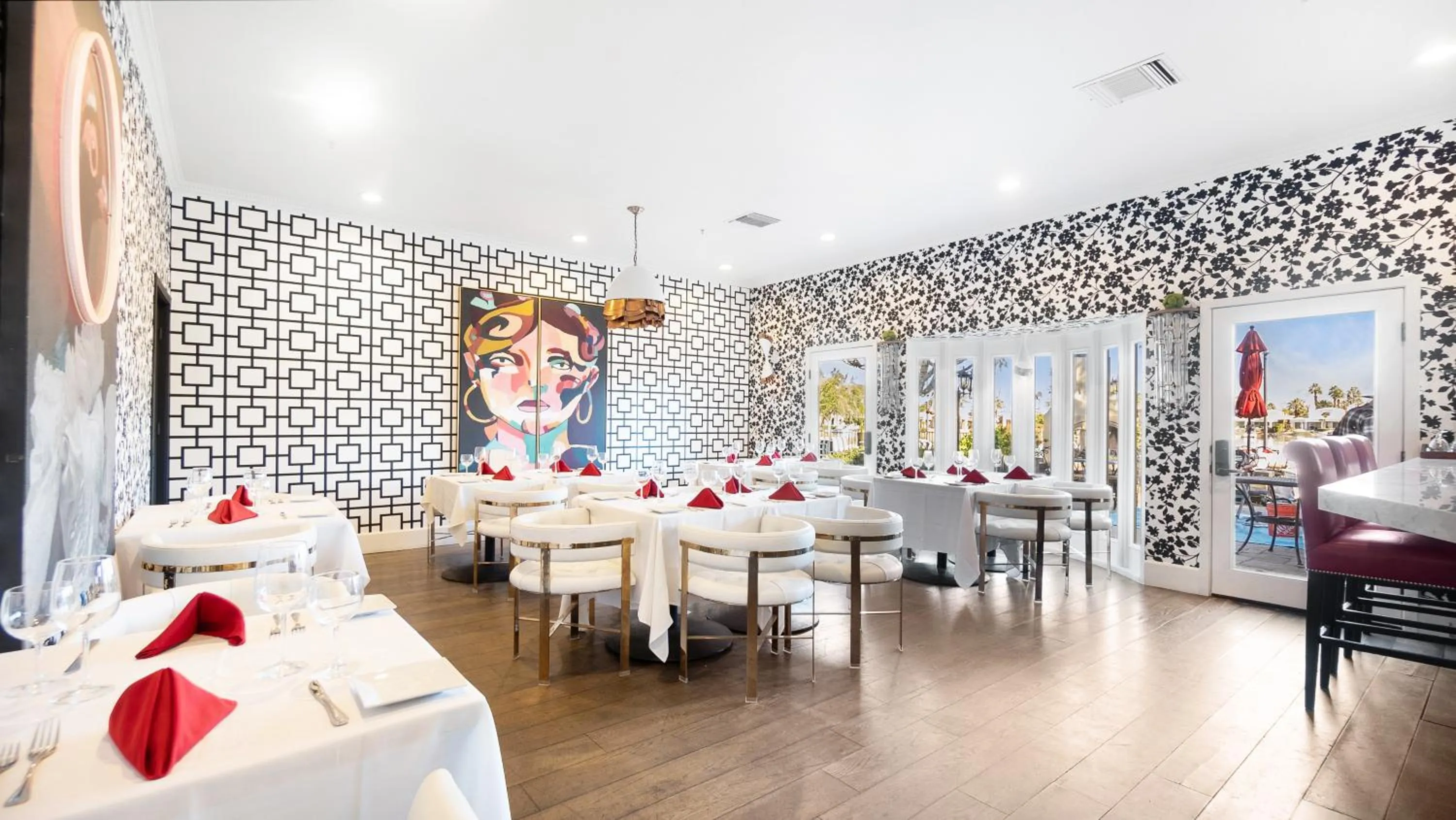 Restaurant/places to eat in The Chateau at Lake La Quinta