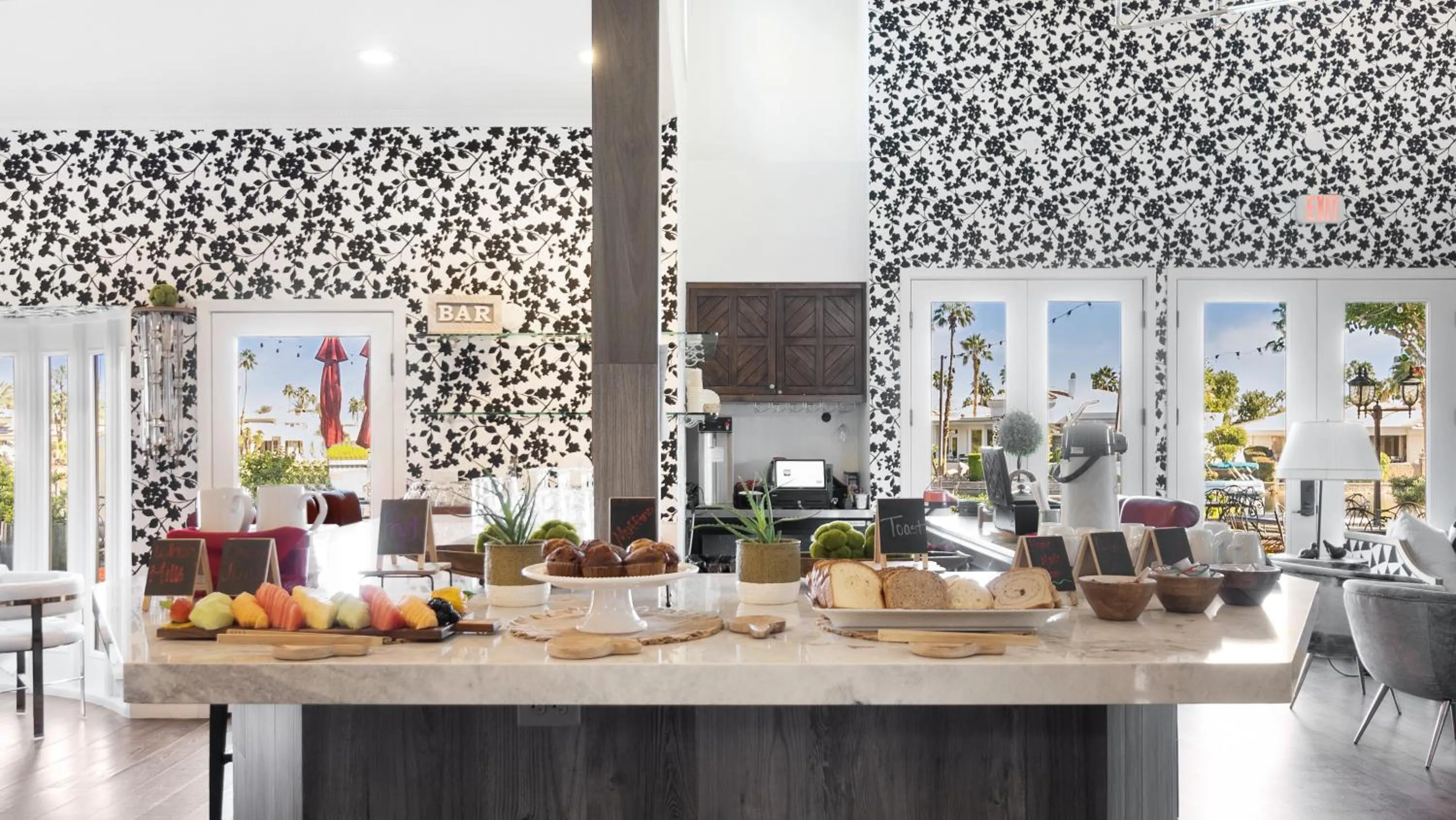 Breakfast in The Chateau at Lake La Quinta