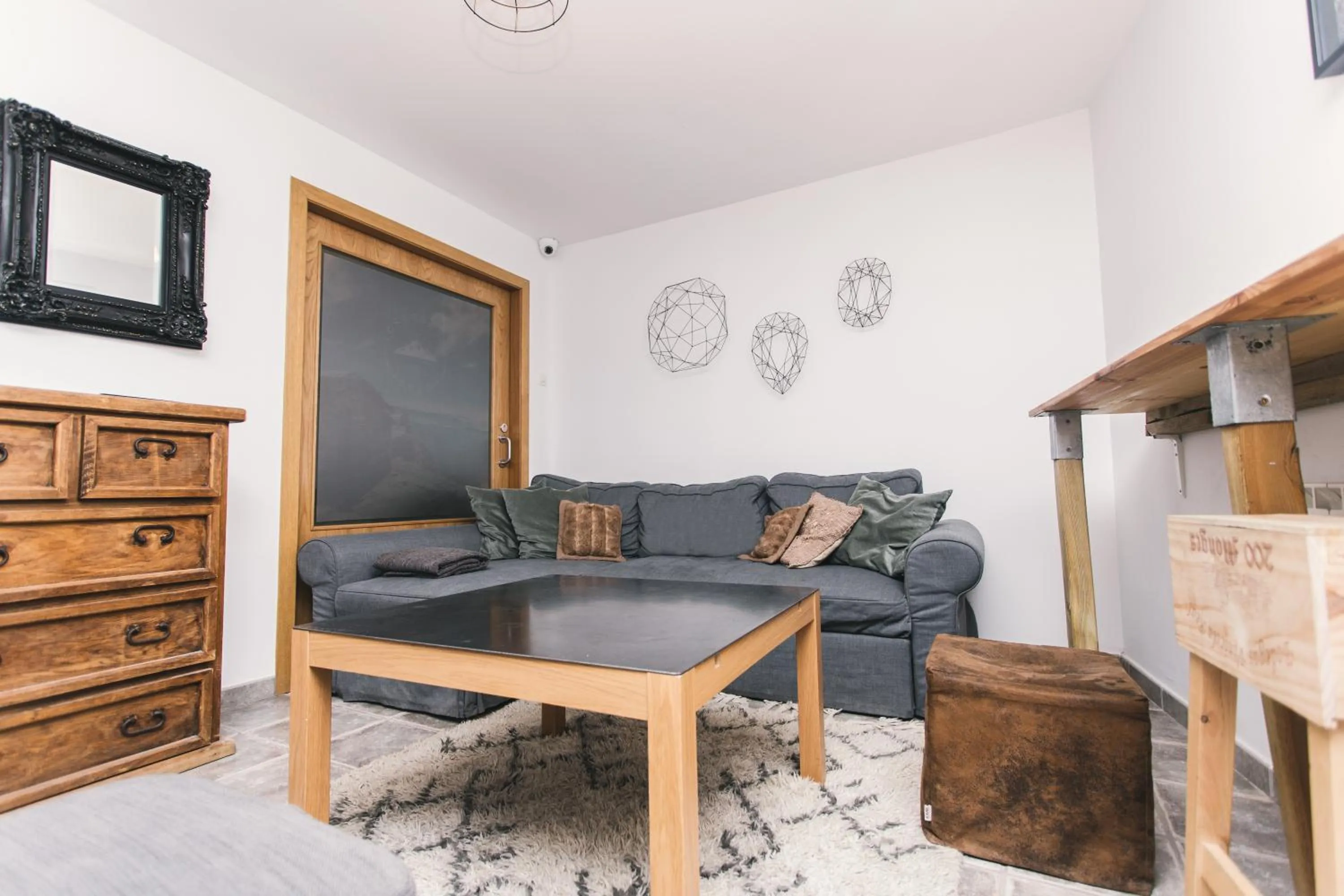 Living room in Secret Spot Hostel