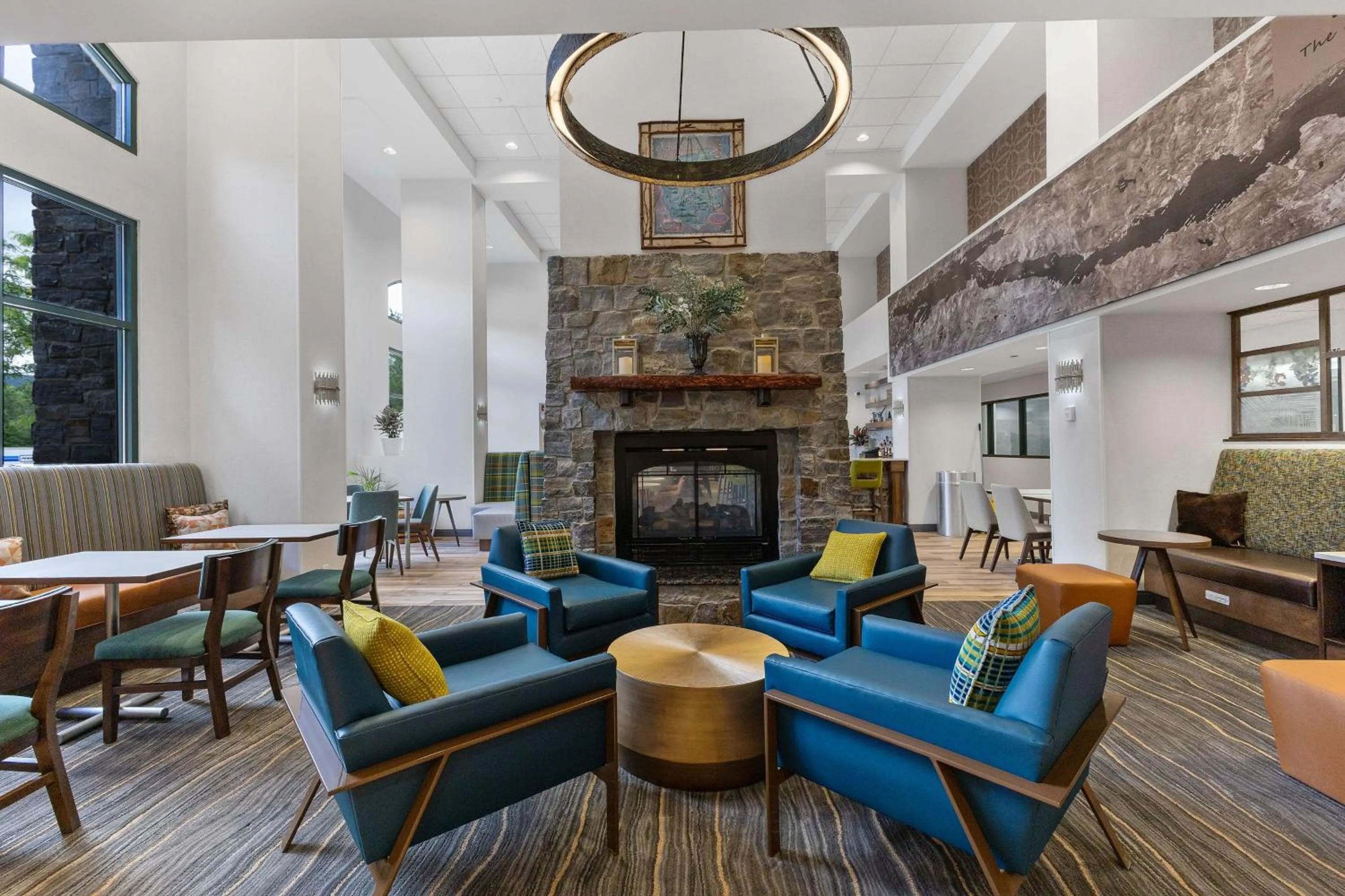 Lobby or reception in Hampton Inn & Suites Lake George