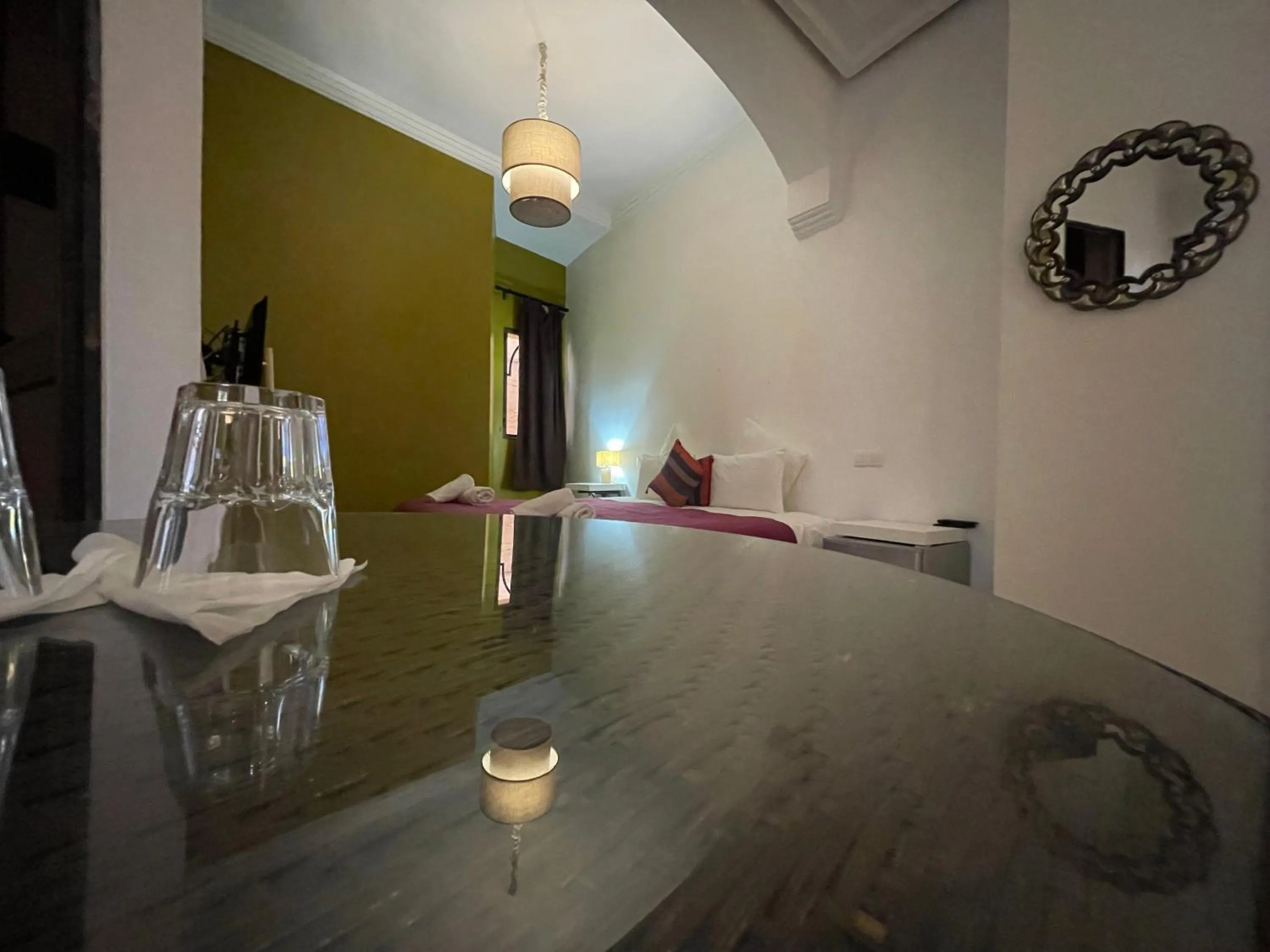 Seating area in Riad Samarine