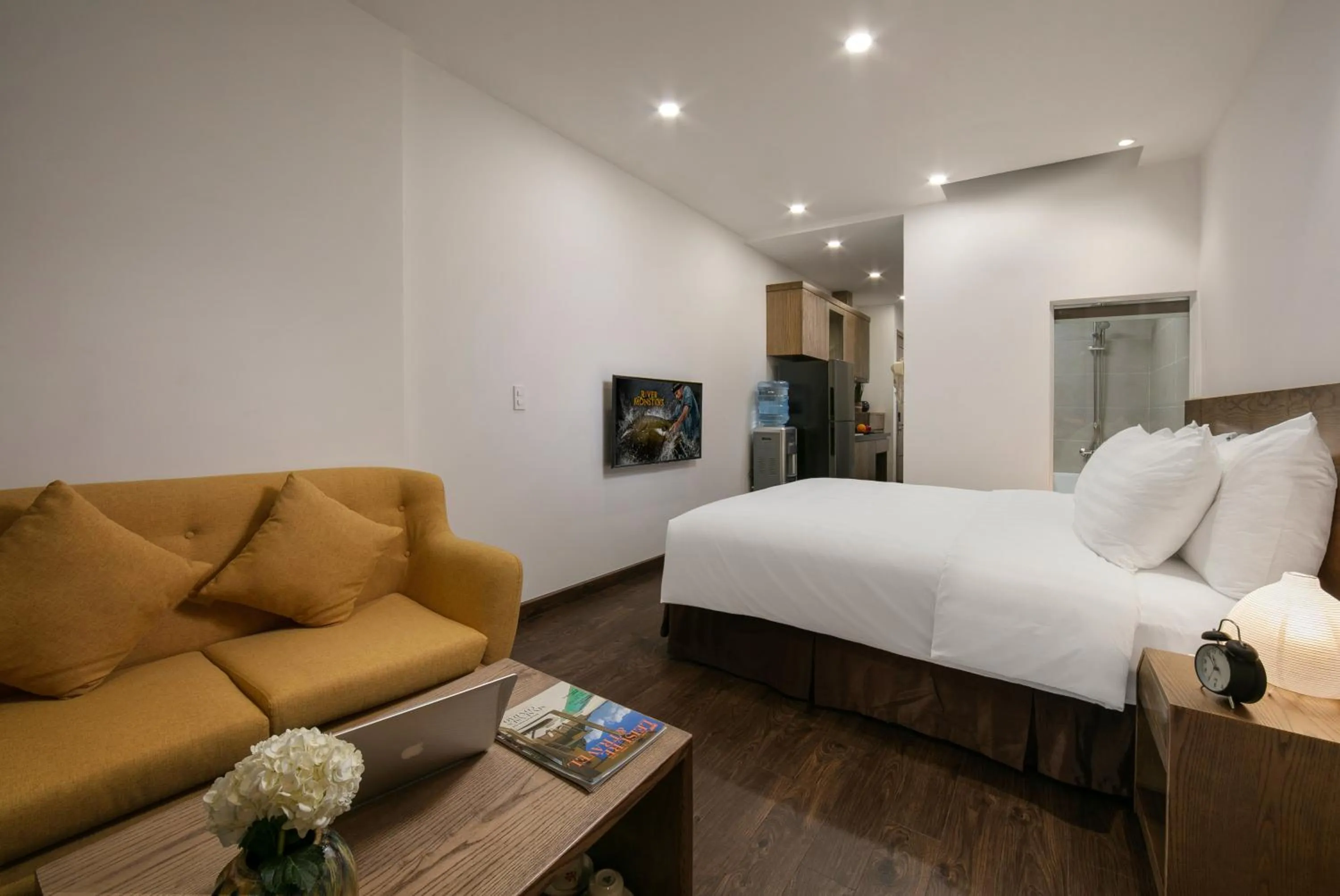 Bed in The Bloom Pham Viet Chanh - Modern Living Space in Saigon - A Top Choice for Western Travelers