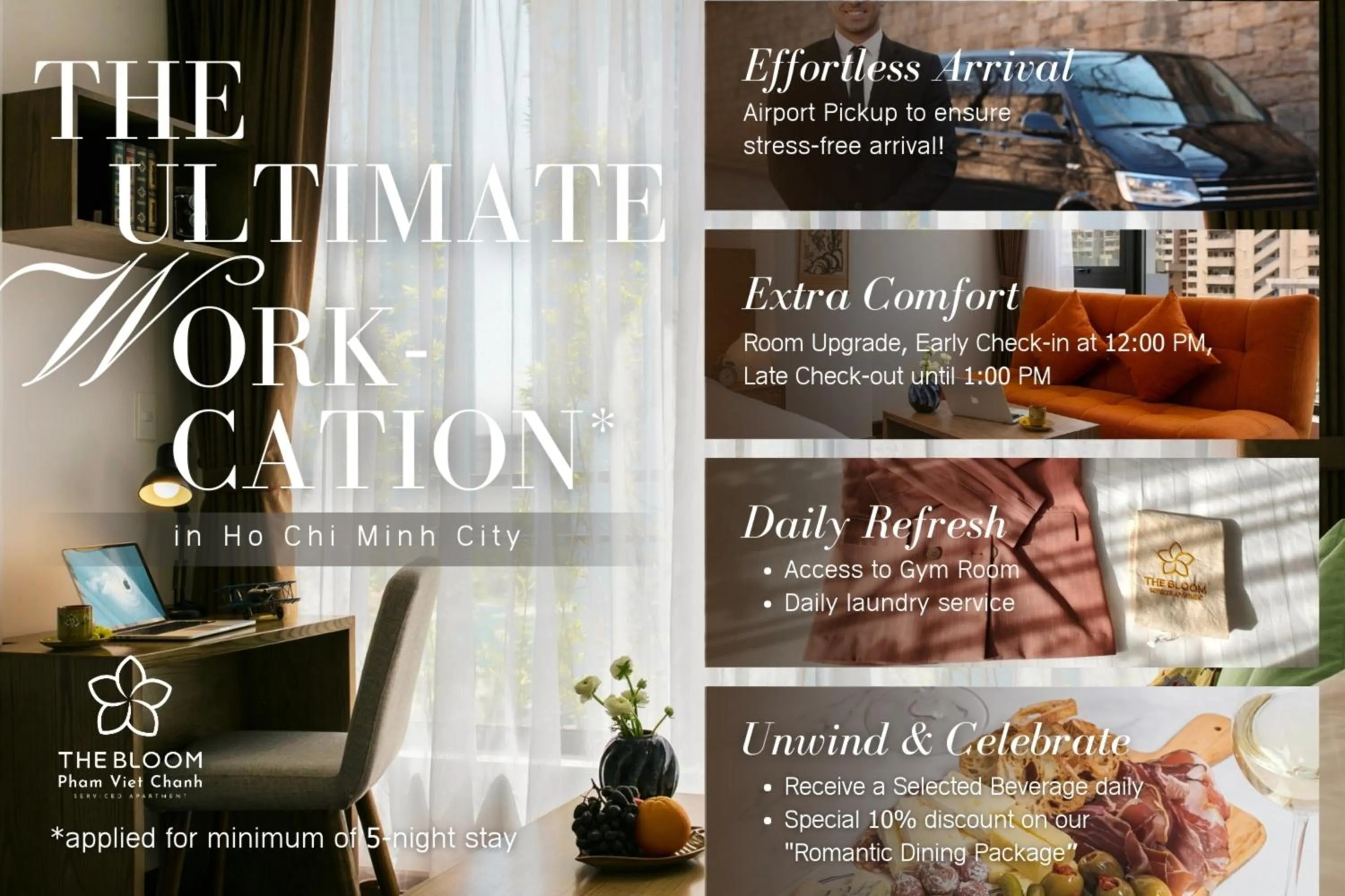 Day in The Bloom Pham Viet Chanh - Modern Living Space in Saigon - A Top Choice for Western Travelers