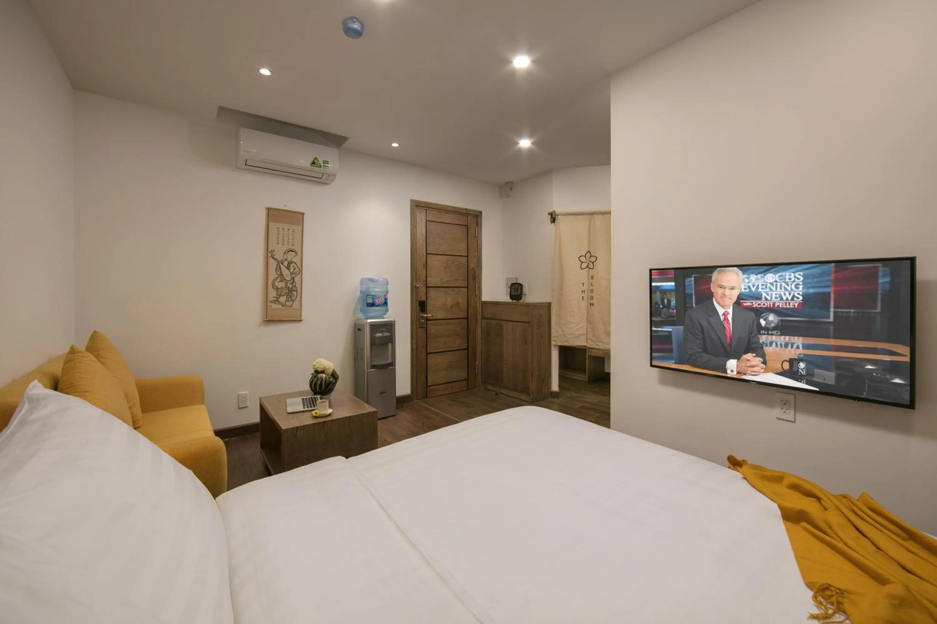 Bed in The Bloom Pham Viet Chanh - Modern Living Space in Saigon - A Top Choice for Western Travelers