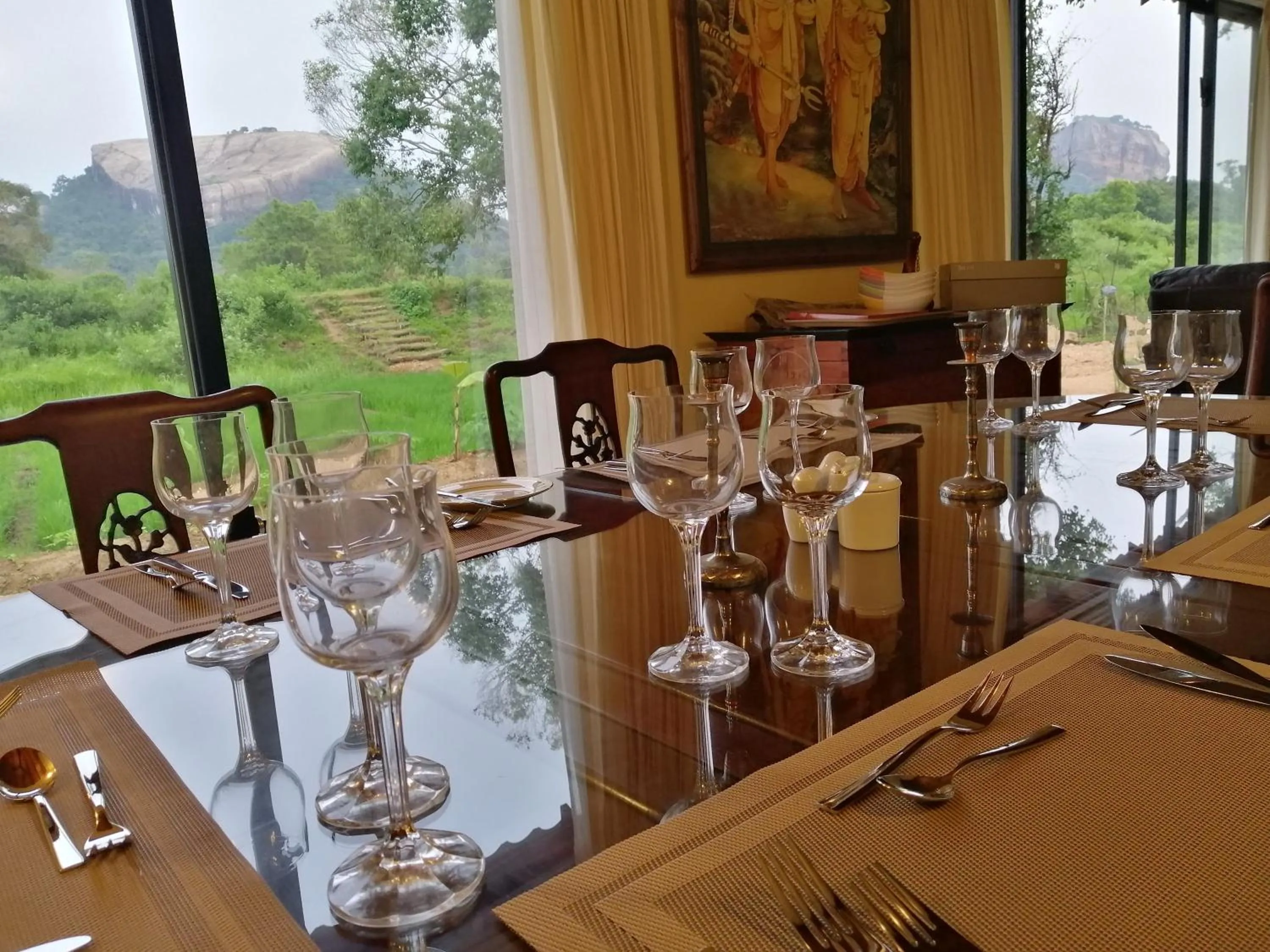 Dining area in Sigiriya King's Resort
