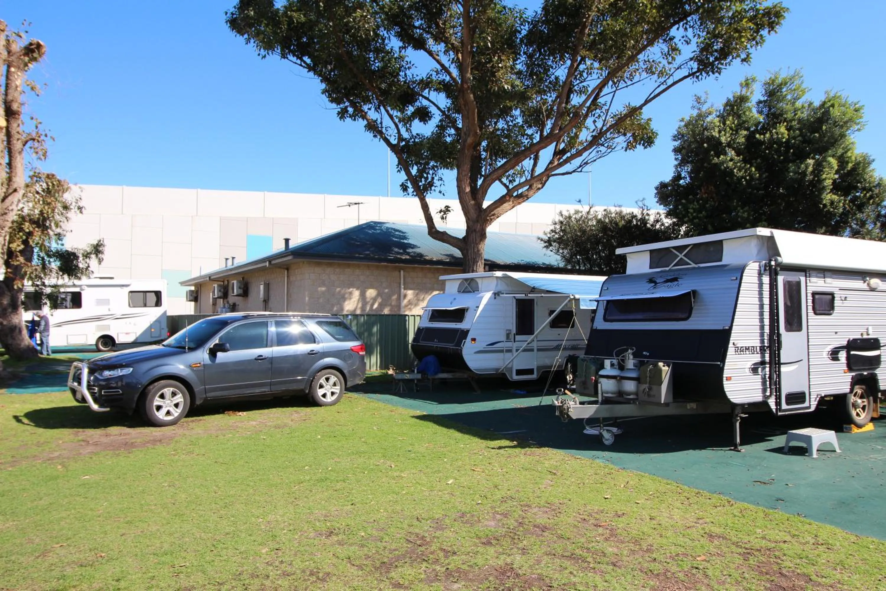 Area and facilities in Esperance Bay Holiday Park