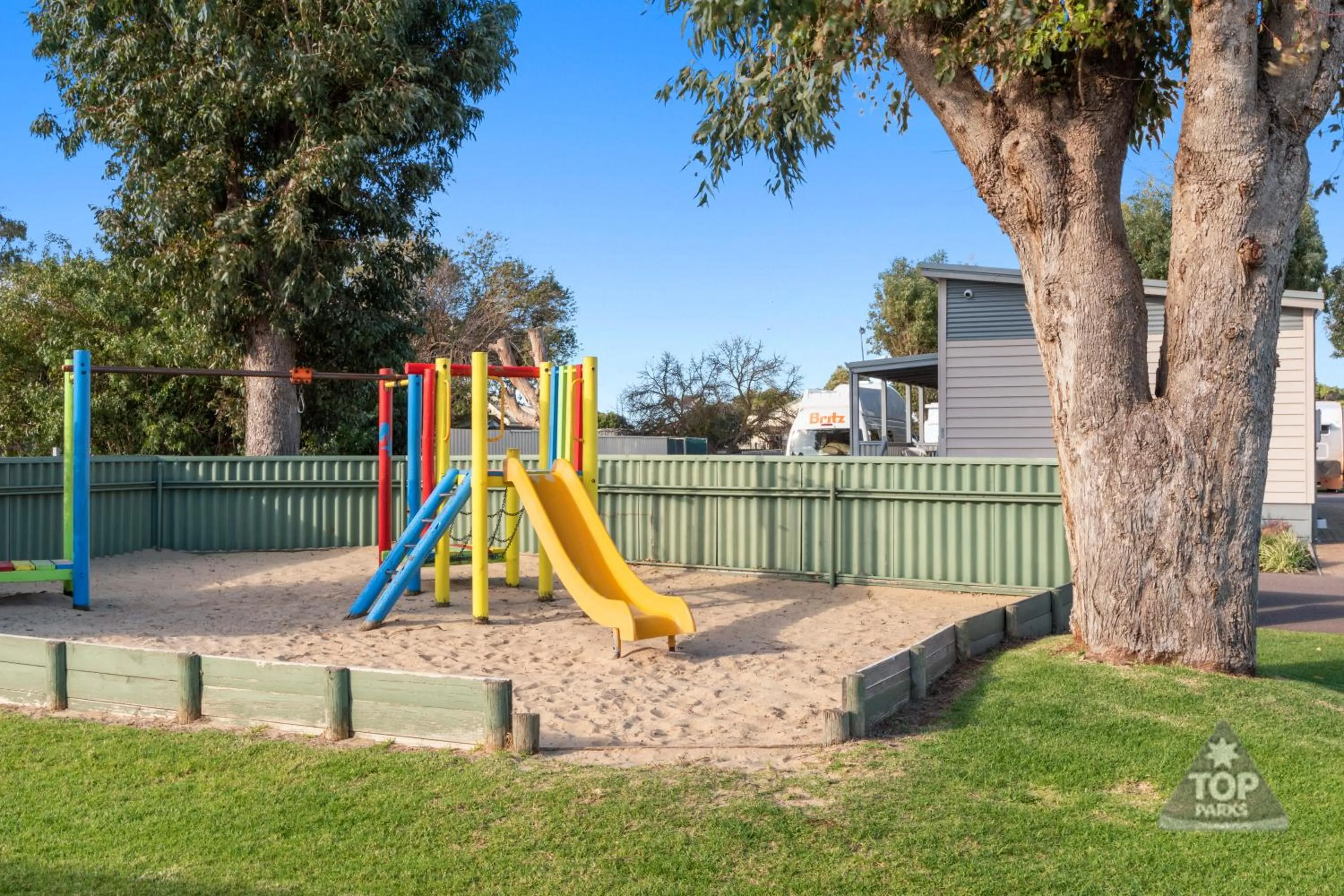 Children play ground in Esperance Bay Holiday Park