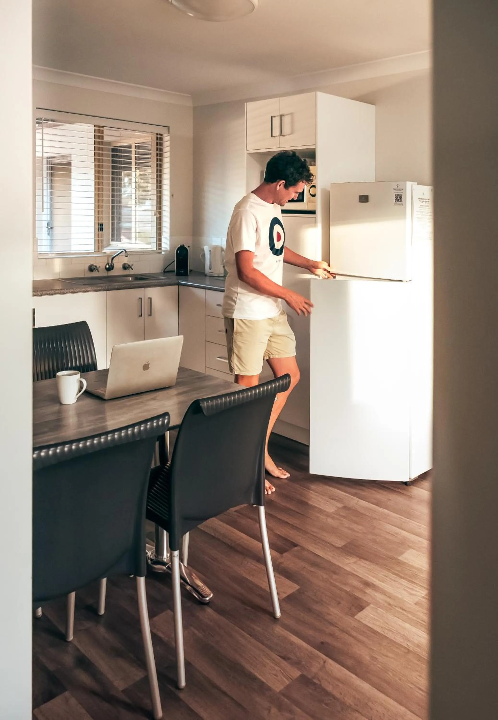 kitchen in Esperance Bay Holiday Park