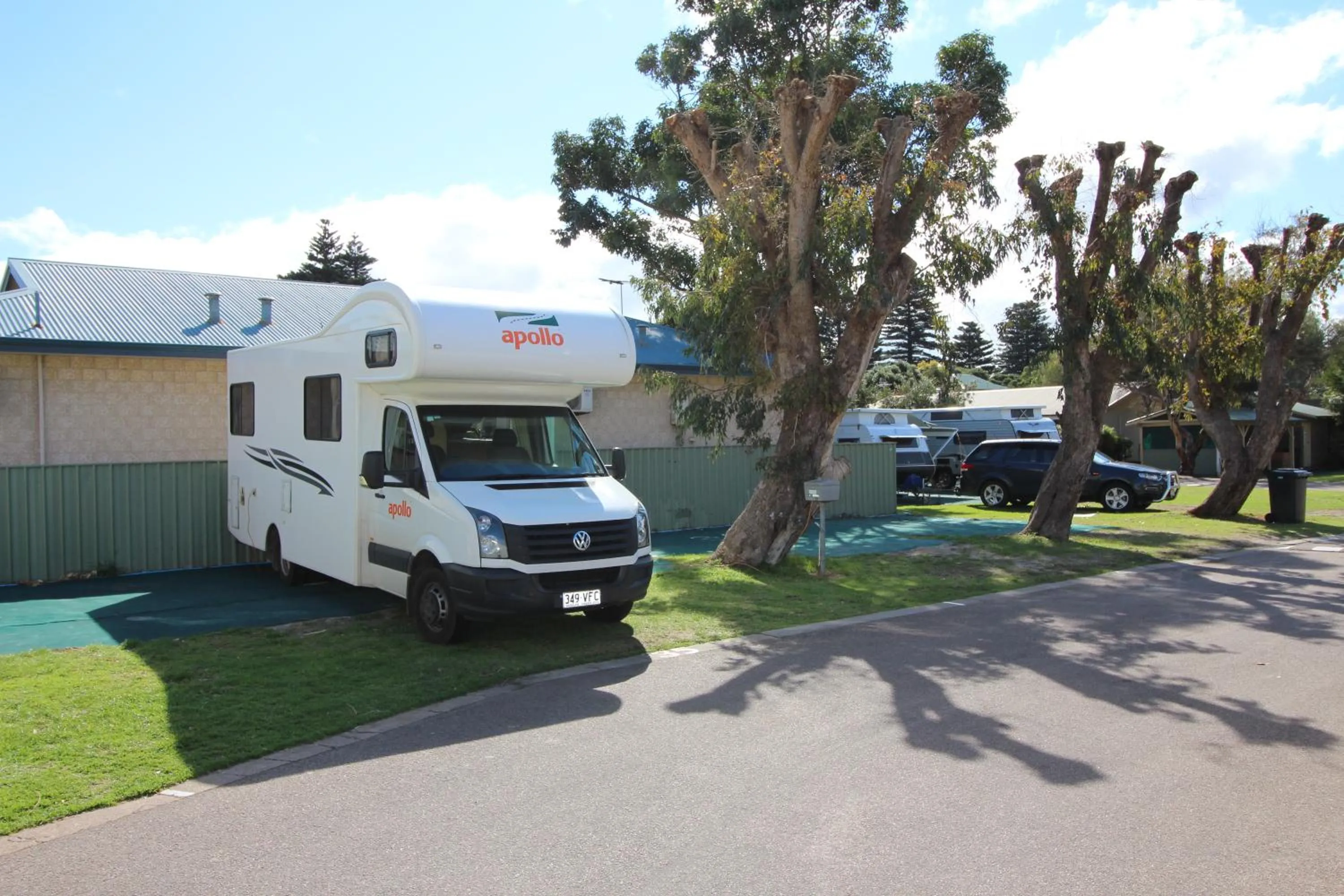 Area and facilities in Esperance Bay Holiday Park