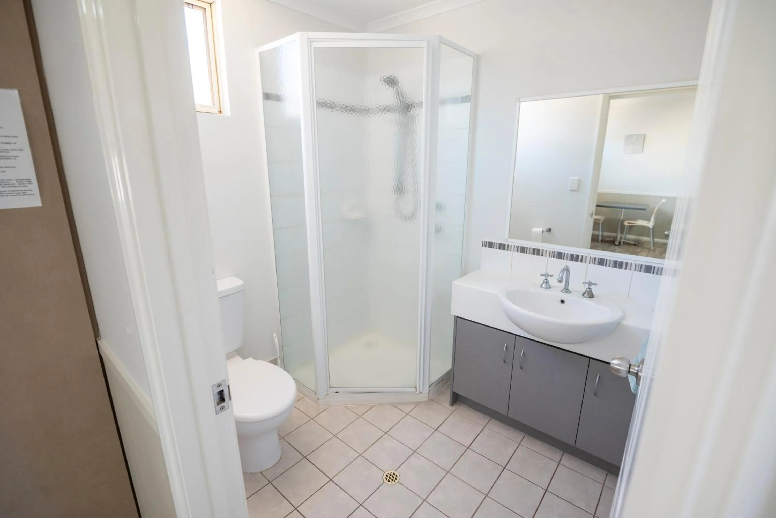 Shower in Esperance Bay Holiday Park