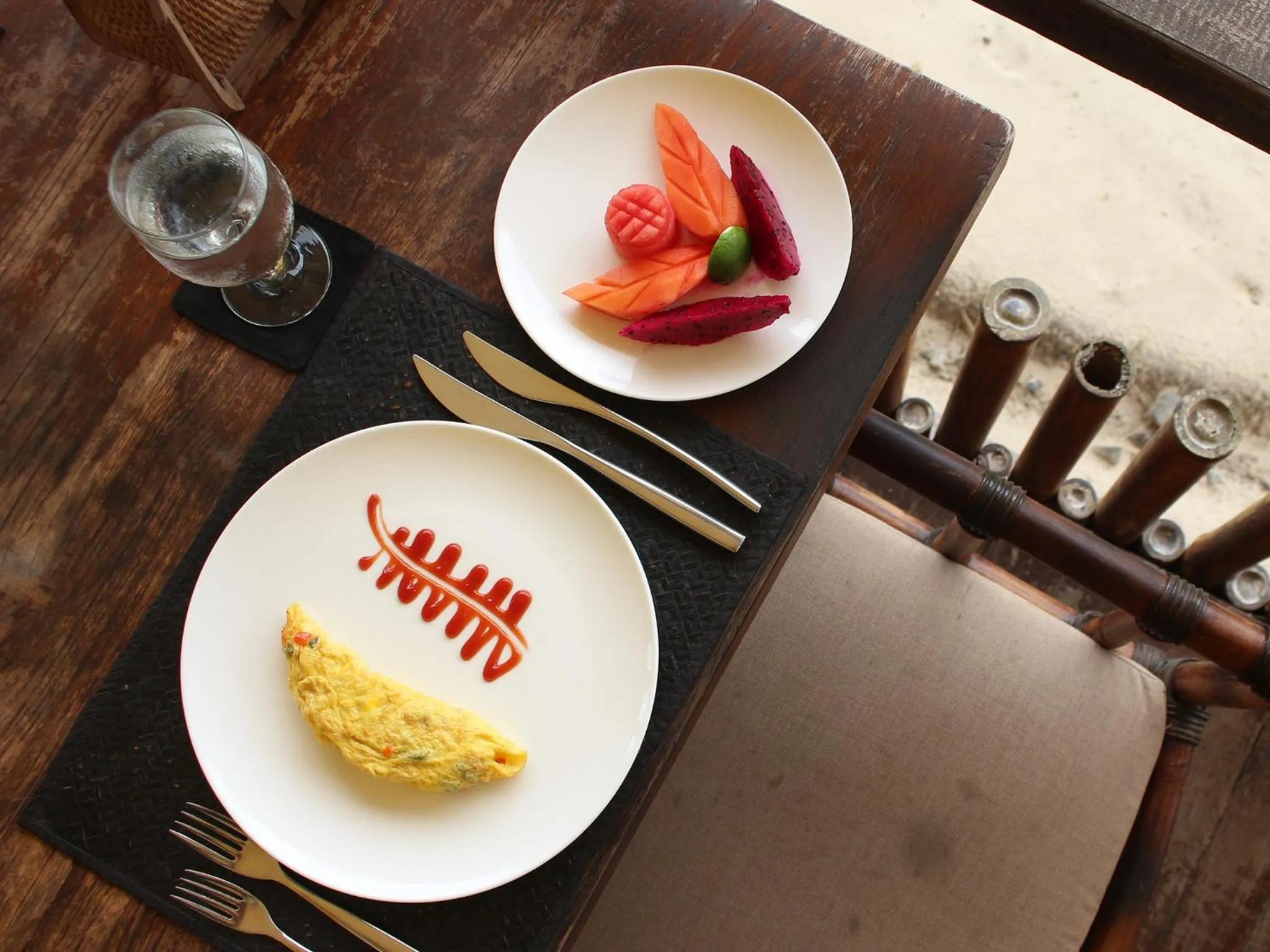 Breakfast in Jeeva Beloam Beach Camp