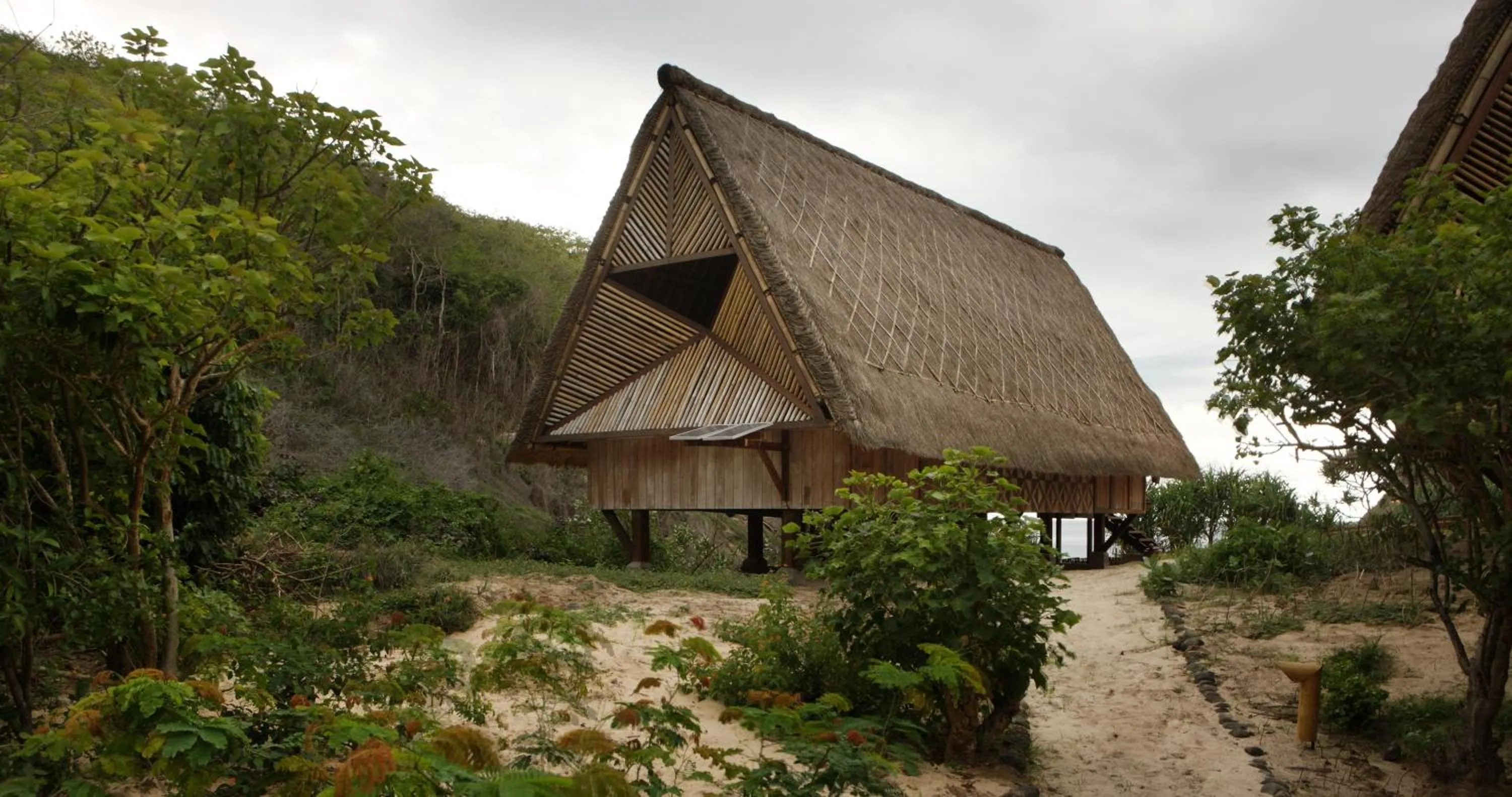 Facade/entrance in Jeeva Beloam Beach Camp
