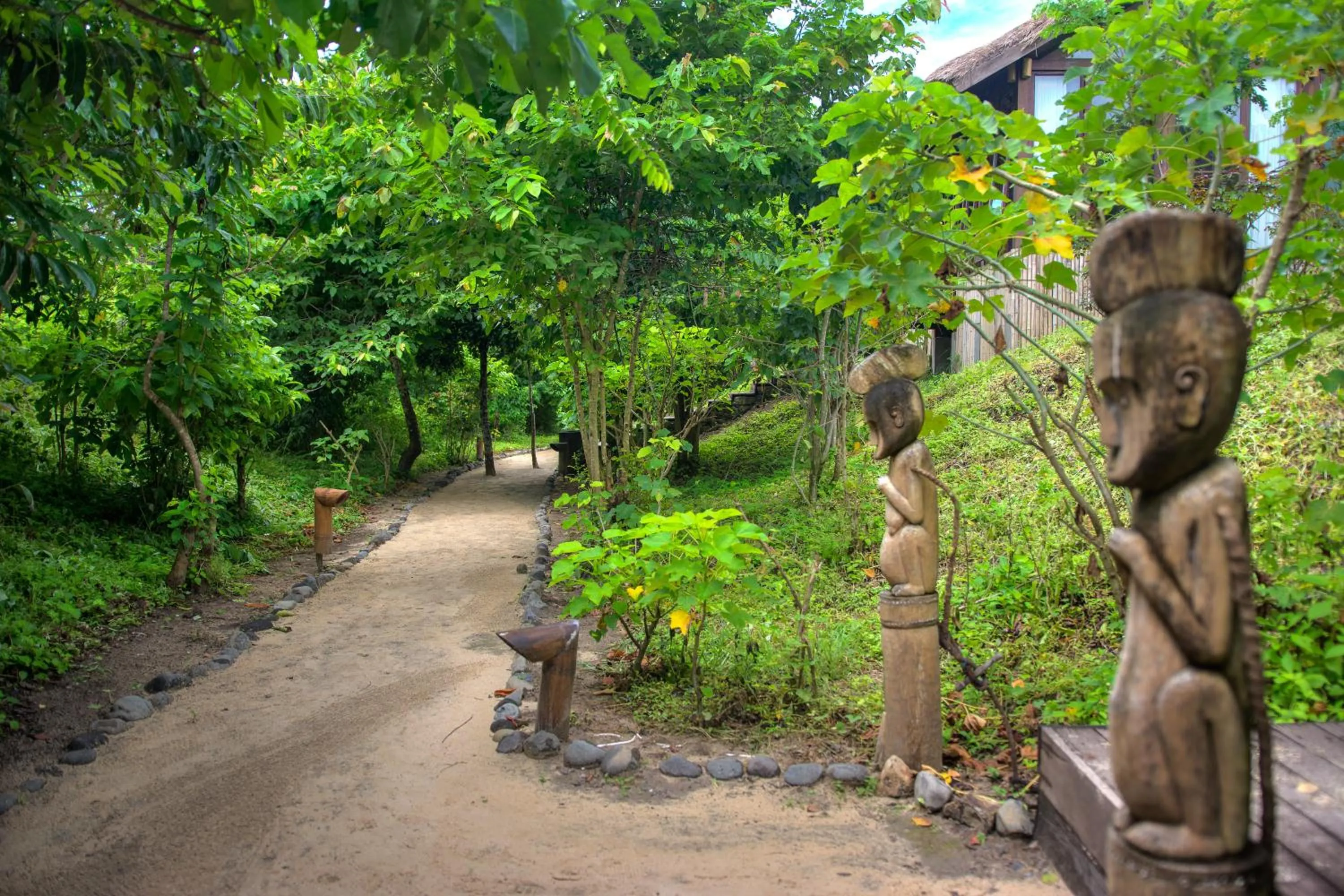Facade/entrance in Jeeva Beloam Beach Camp