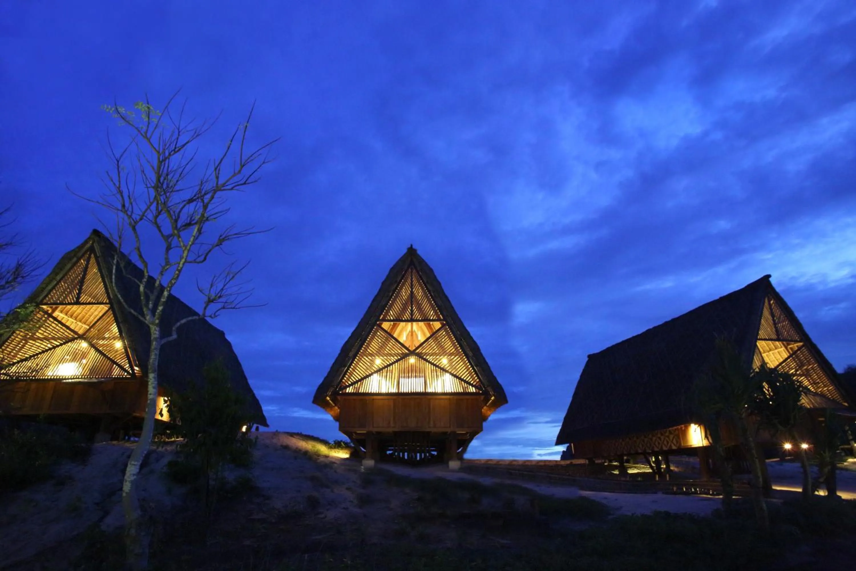 Facade/entrance in Jeeva Beloam Beach Camp