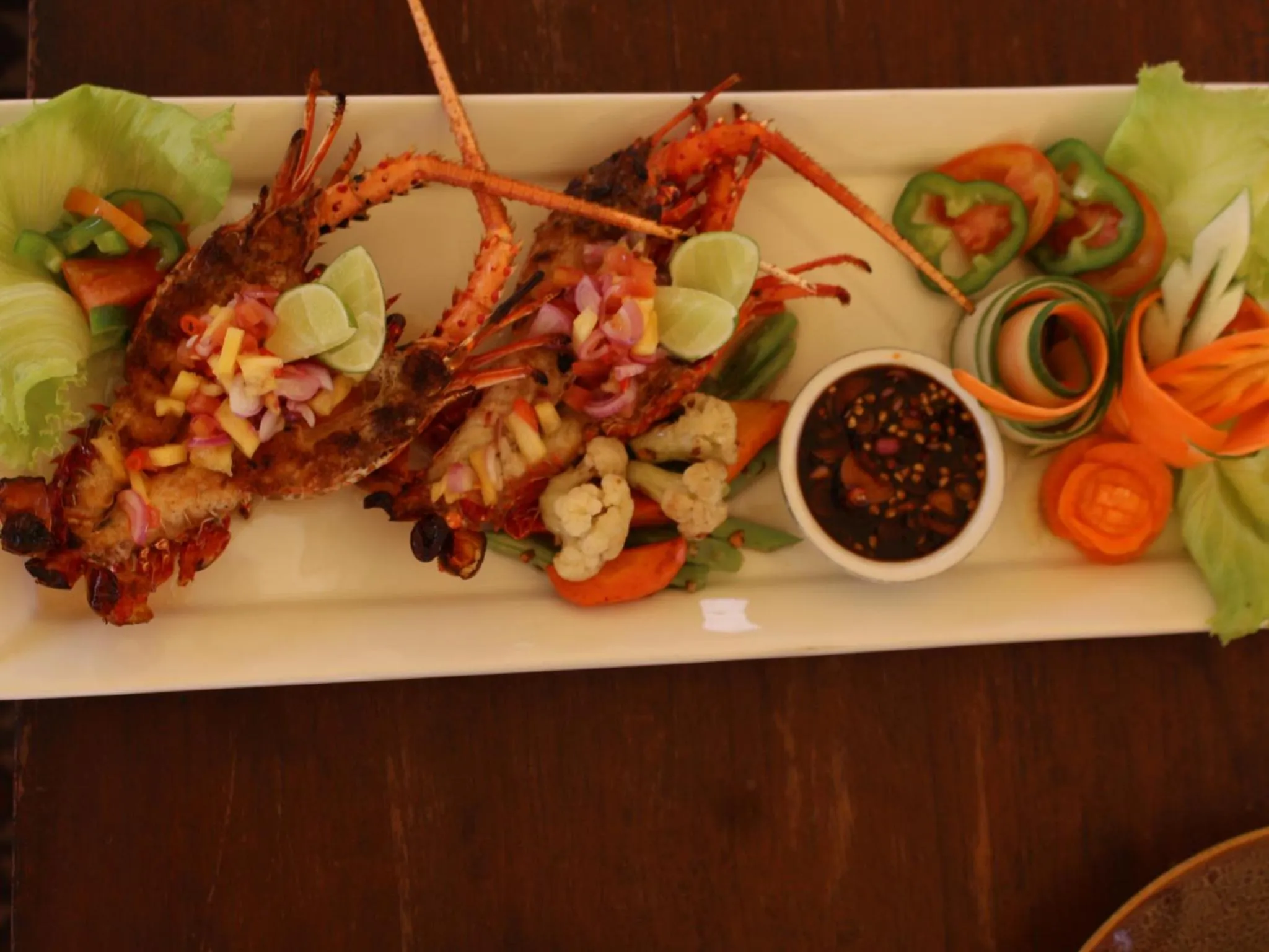 Lunch in Jeeva Beloam Beach Camp