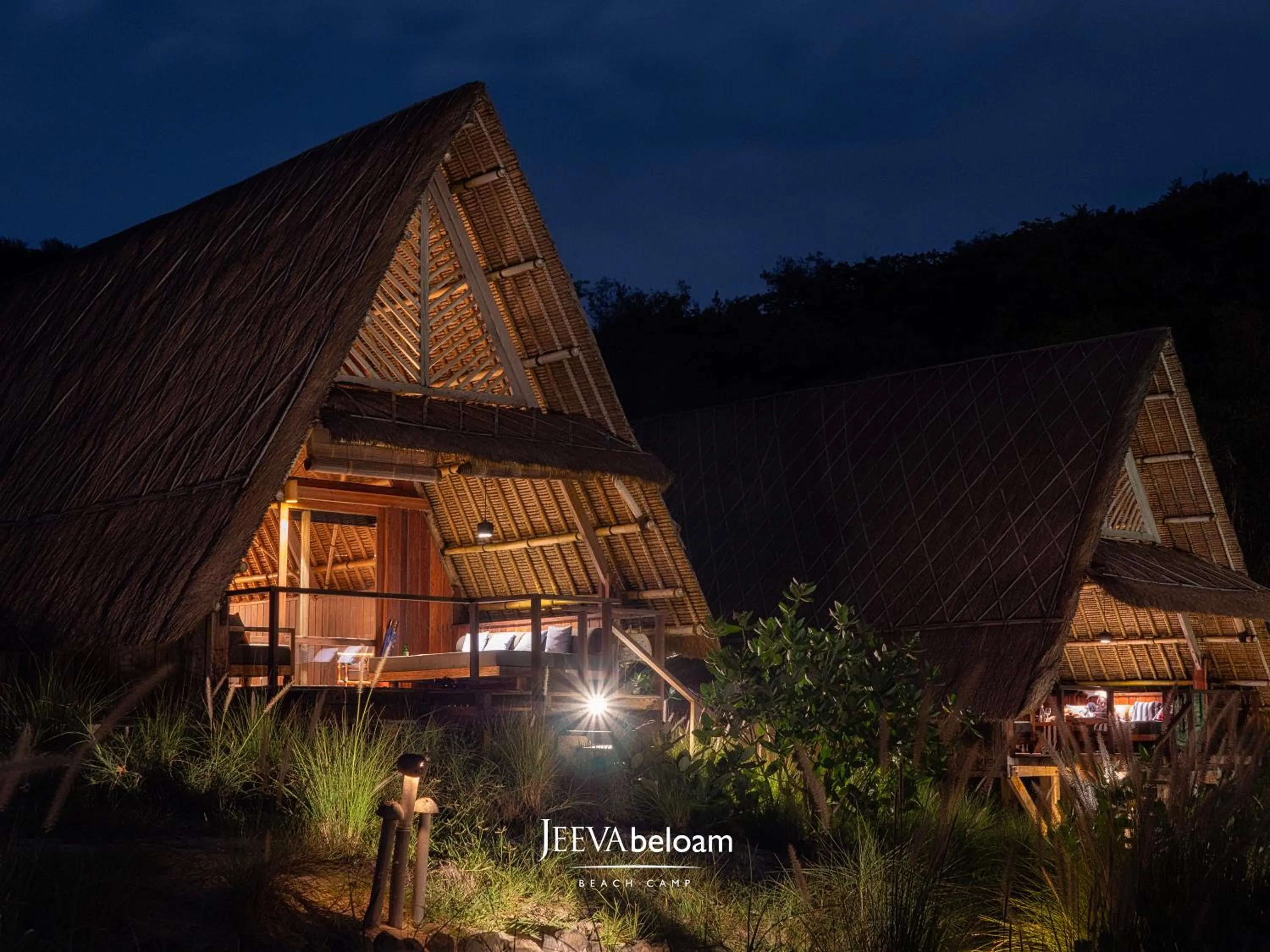 Property building in Jeeva Beloam Beach Camp