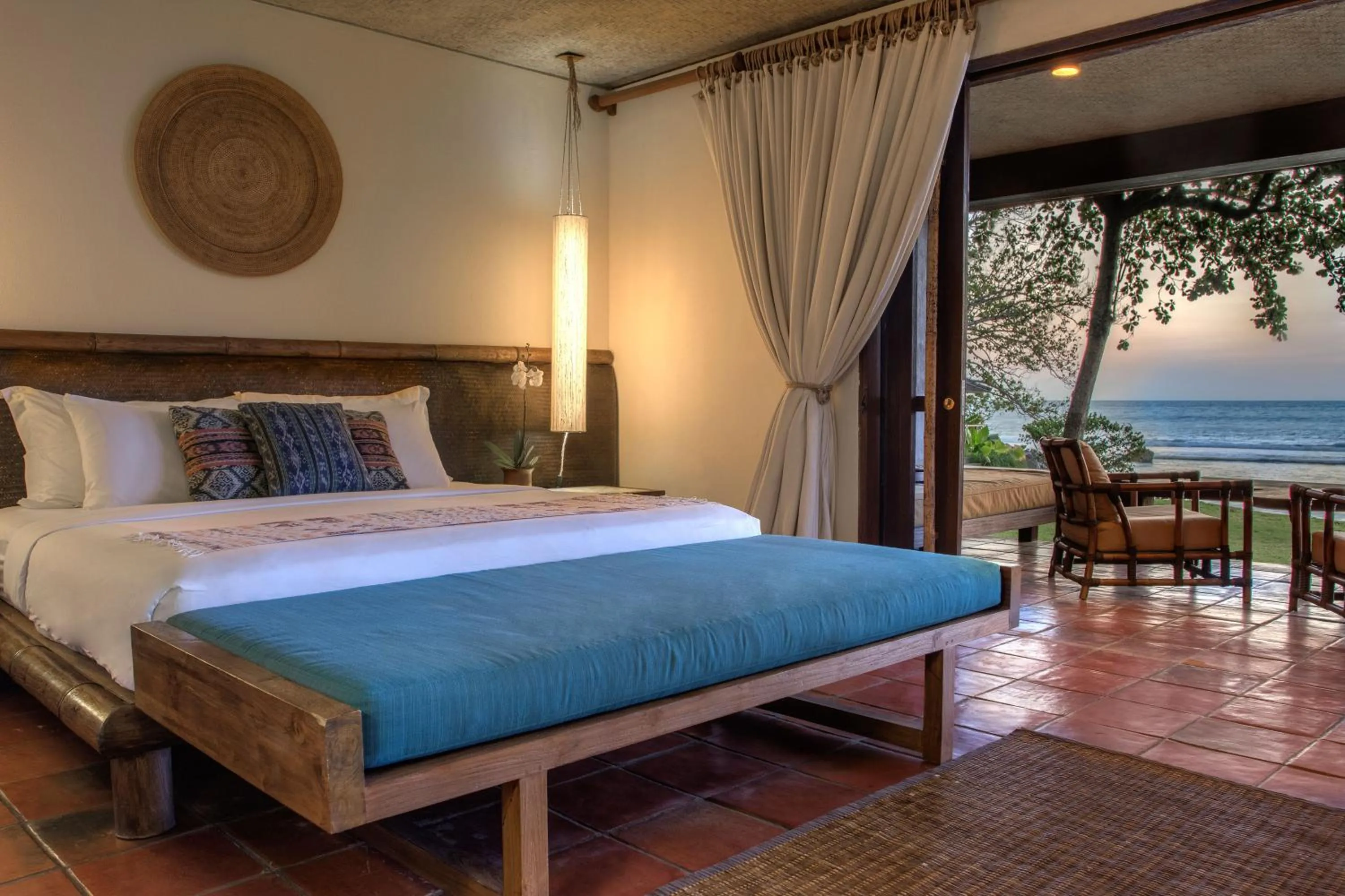 Bathroom, Bed in Jeeva Beloam Beach Camp