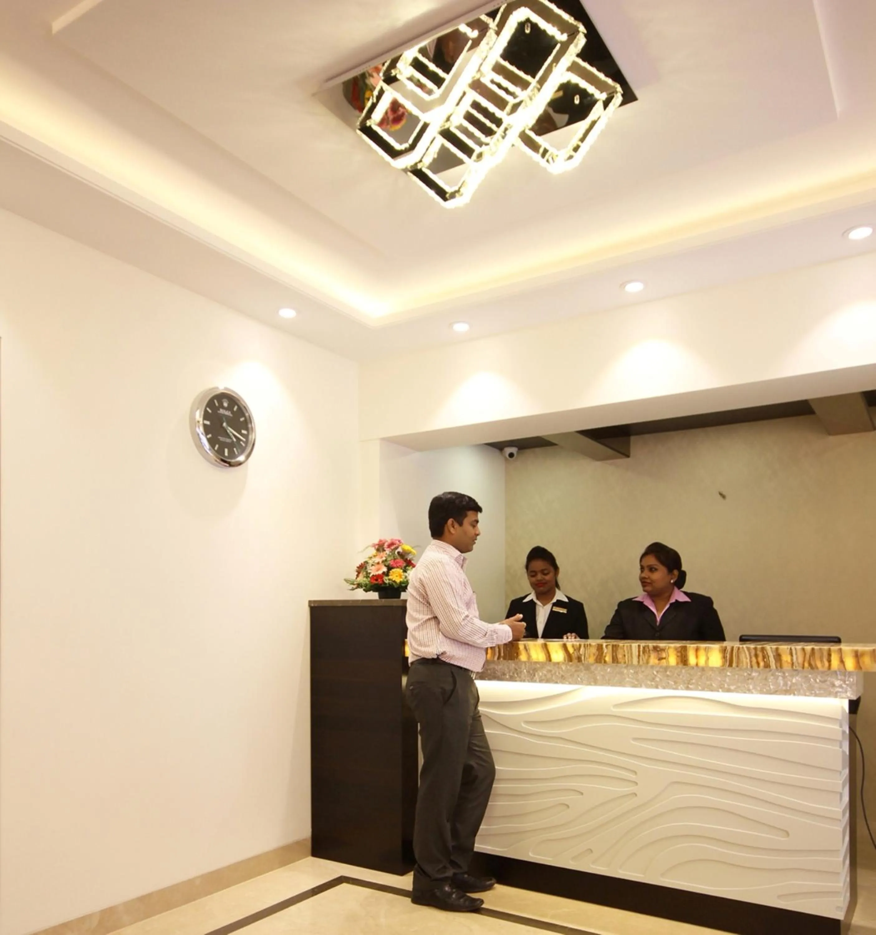 Lobby or reception in Hotel Columbus