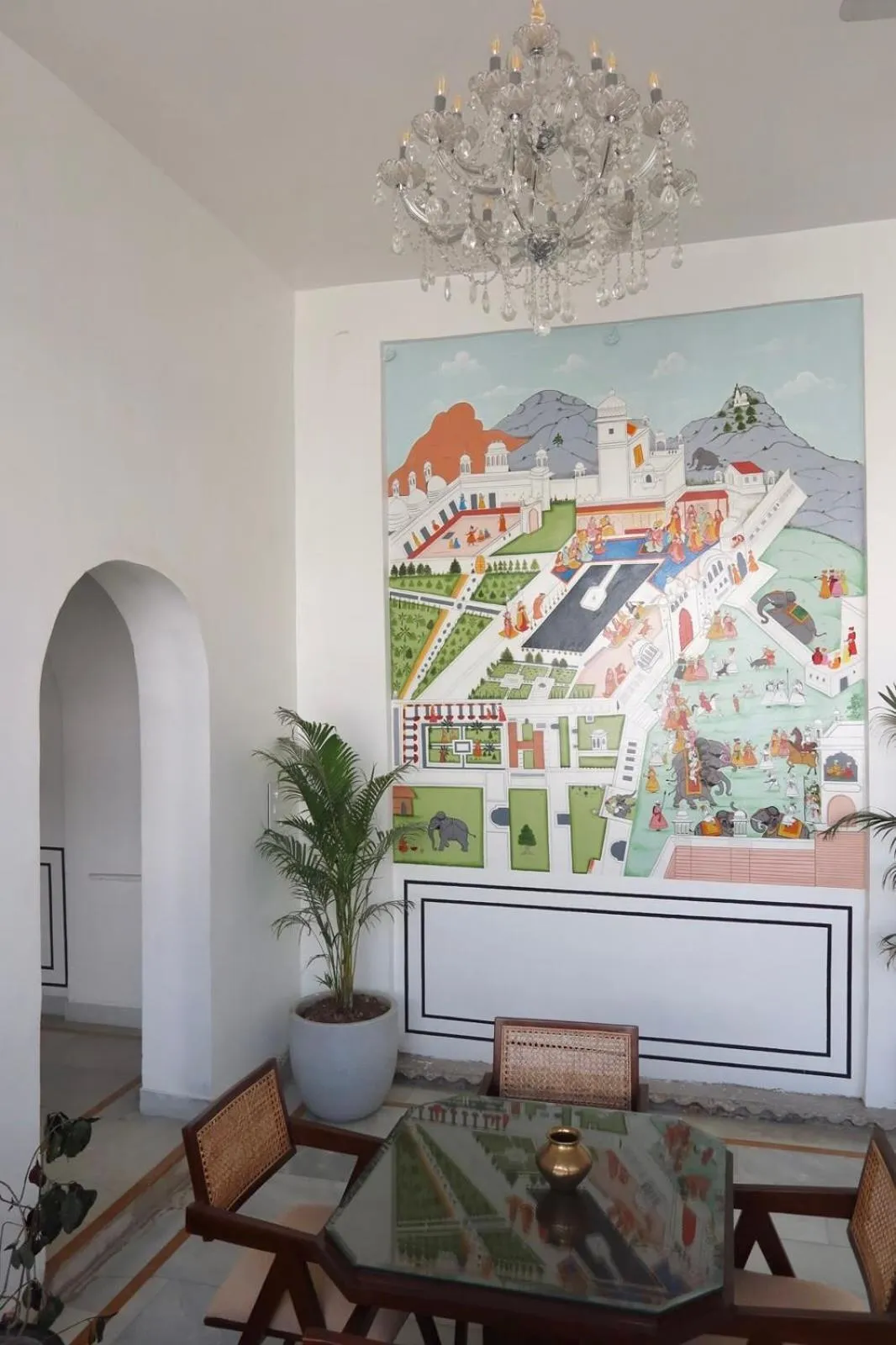 Decorative detail in Dev Niwas - Heritage Hotel