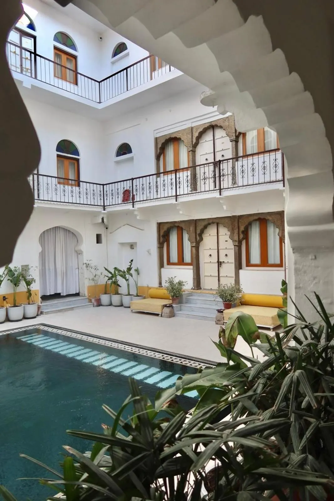 Swimming pool in Dev Niwas - Heritage Hotel