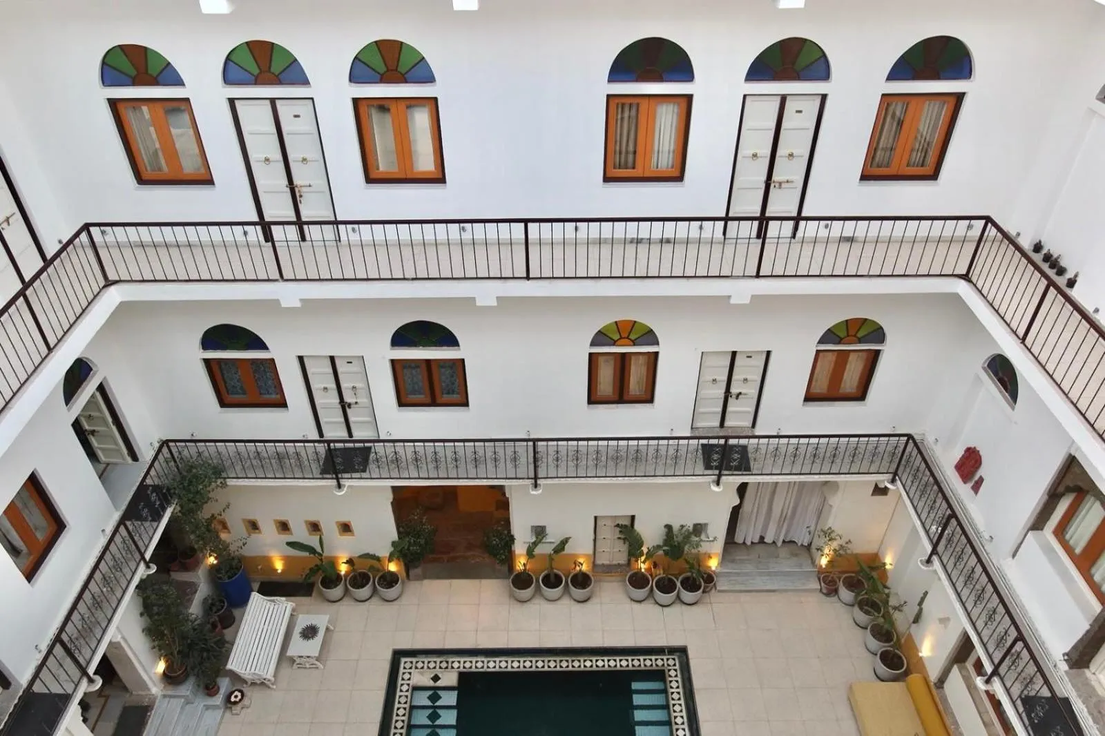 Swimming pool in Dev Niwas - Heritage Hotel