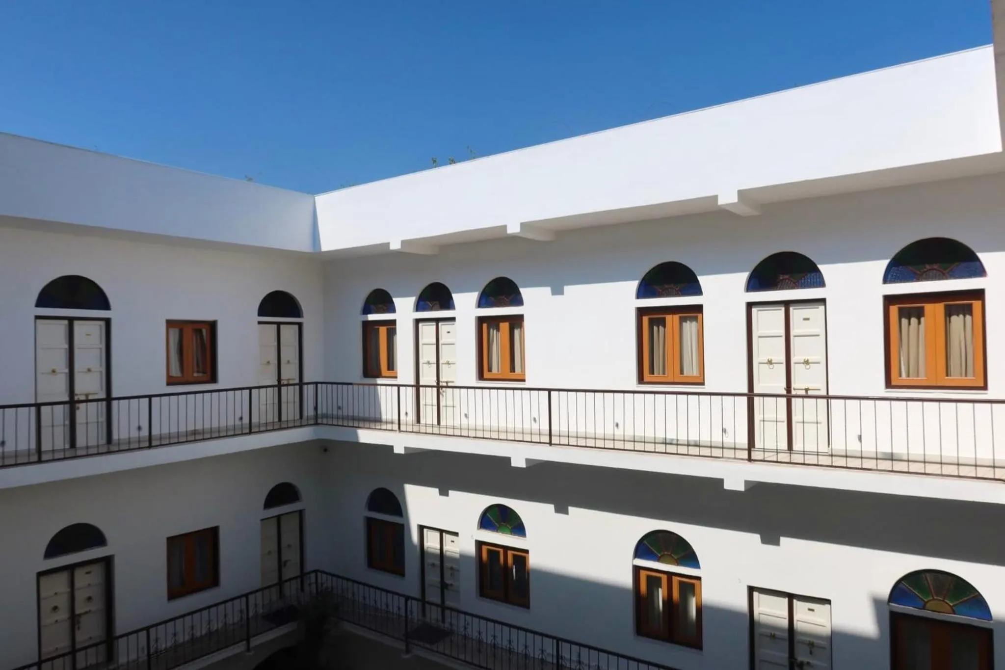Inner courtyard view in Dev Niwas - Heritage Hotel