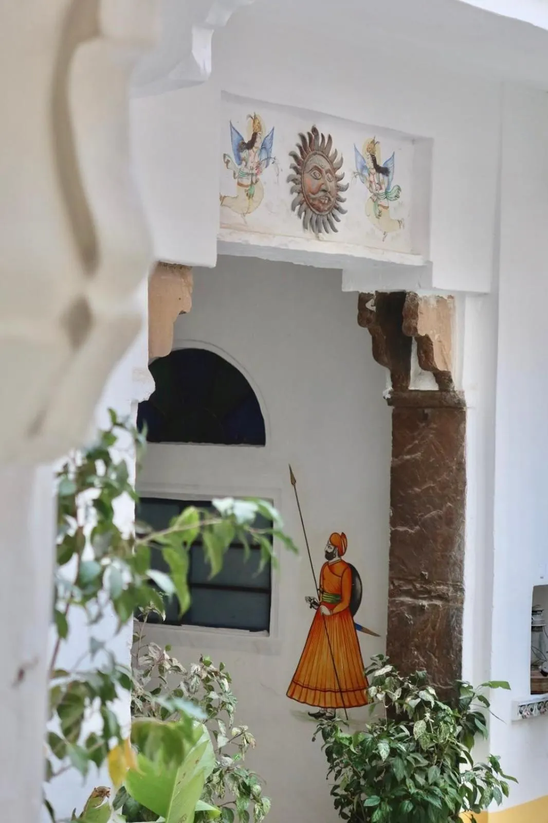 Decorative detail in Dev Niwas - Heritage Hotel