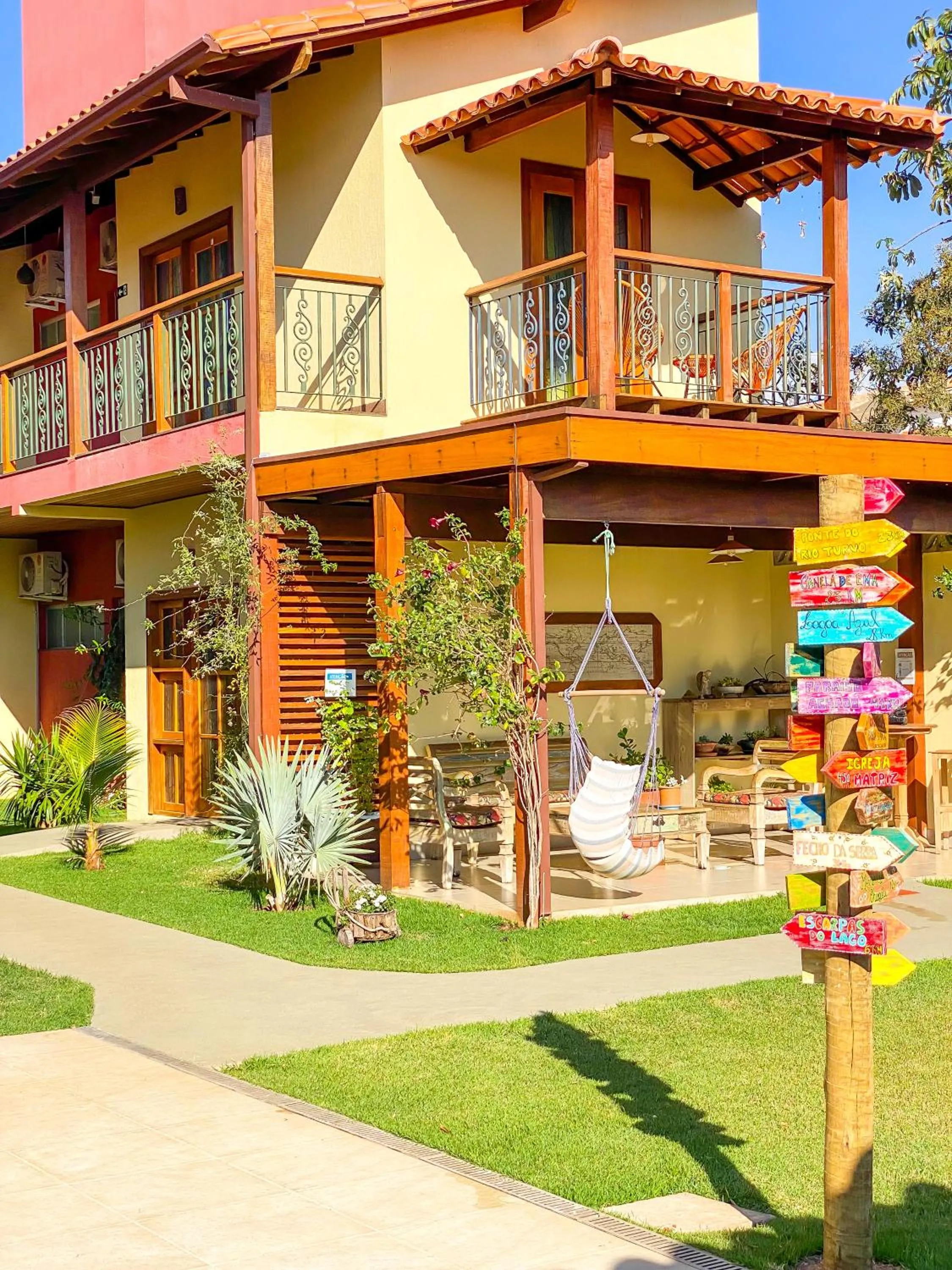 Property building in Pousada Quintal da Lua