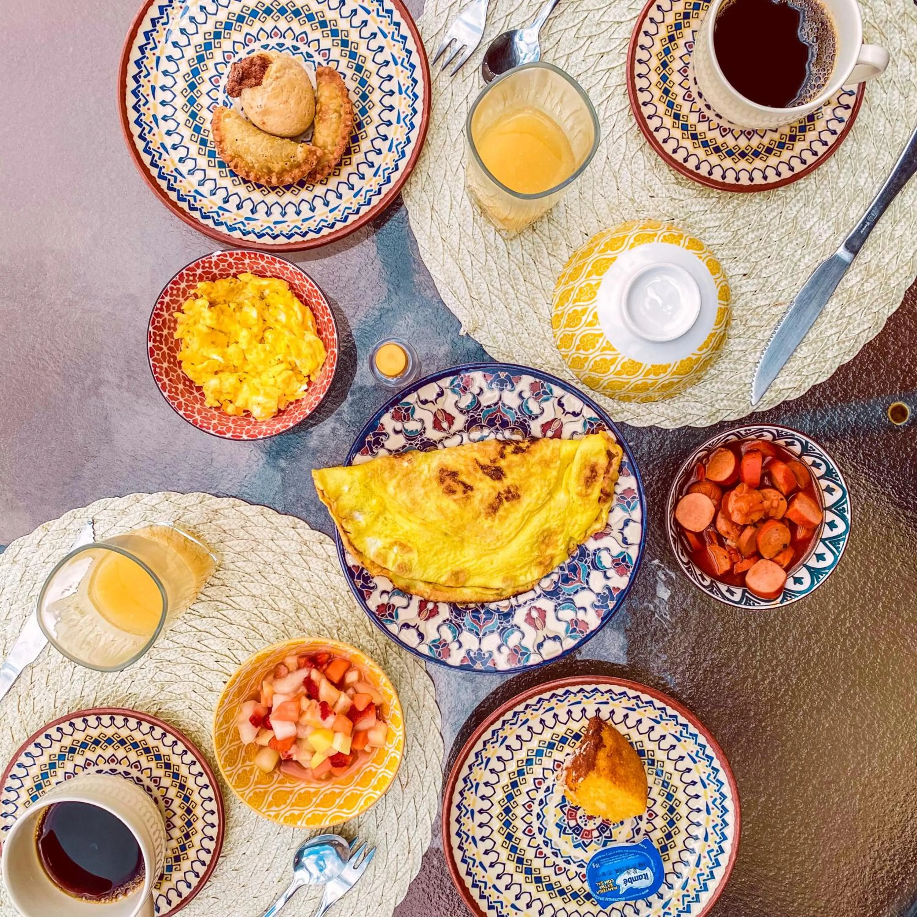 Breakfast in Pousada Quintal da Lua