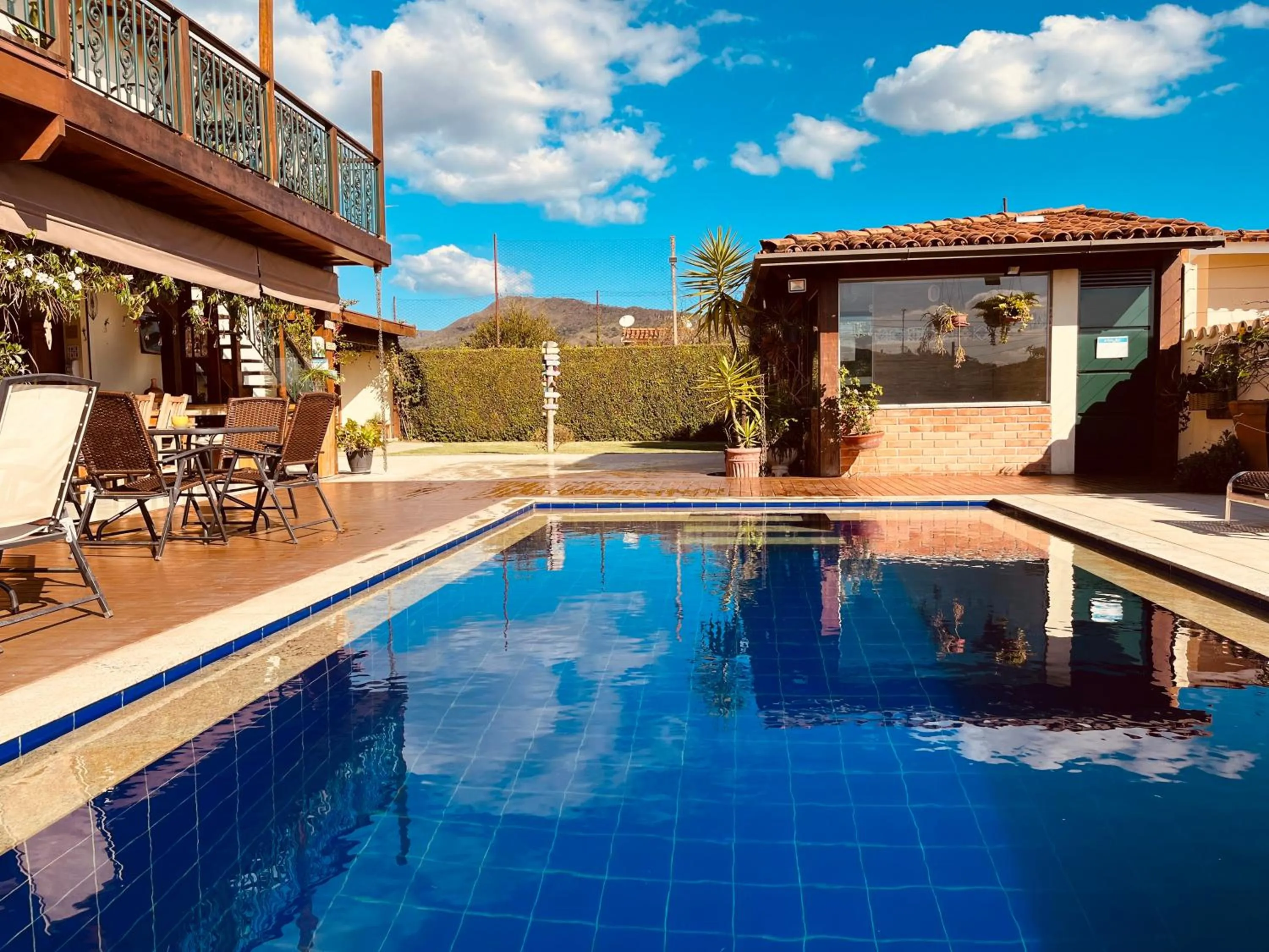 Swimming pool in Pousada Quintal da Lua
