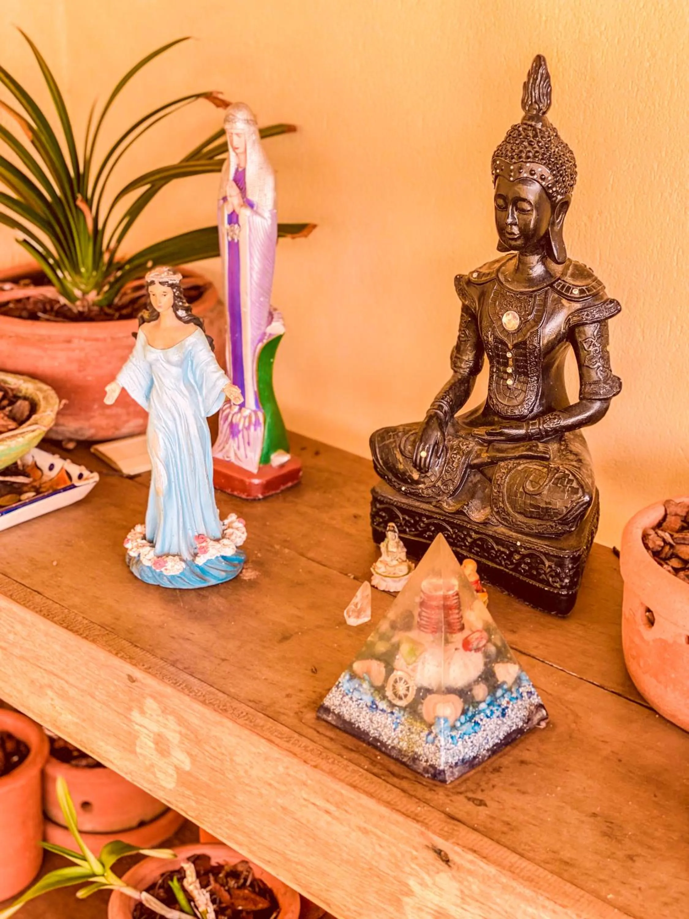 Decorative detail in Pousada Quintal da Lua