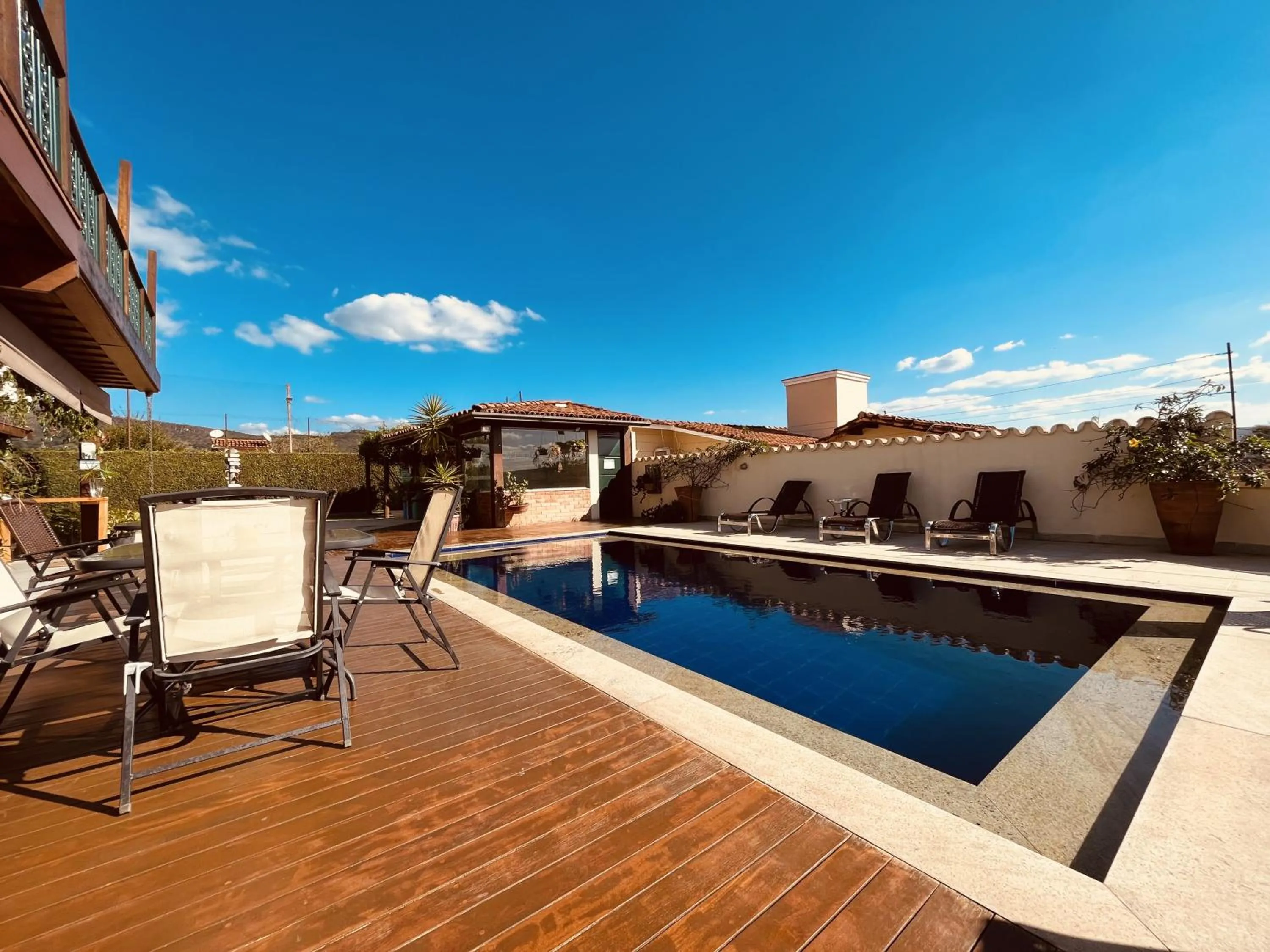 Swimming pool in Pousada Quintal da Lua