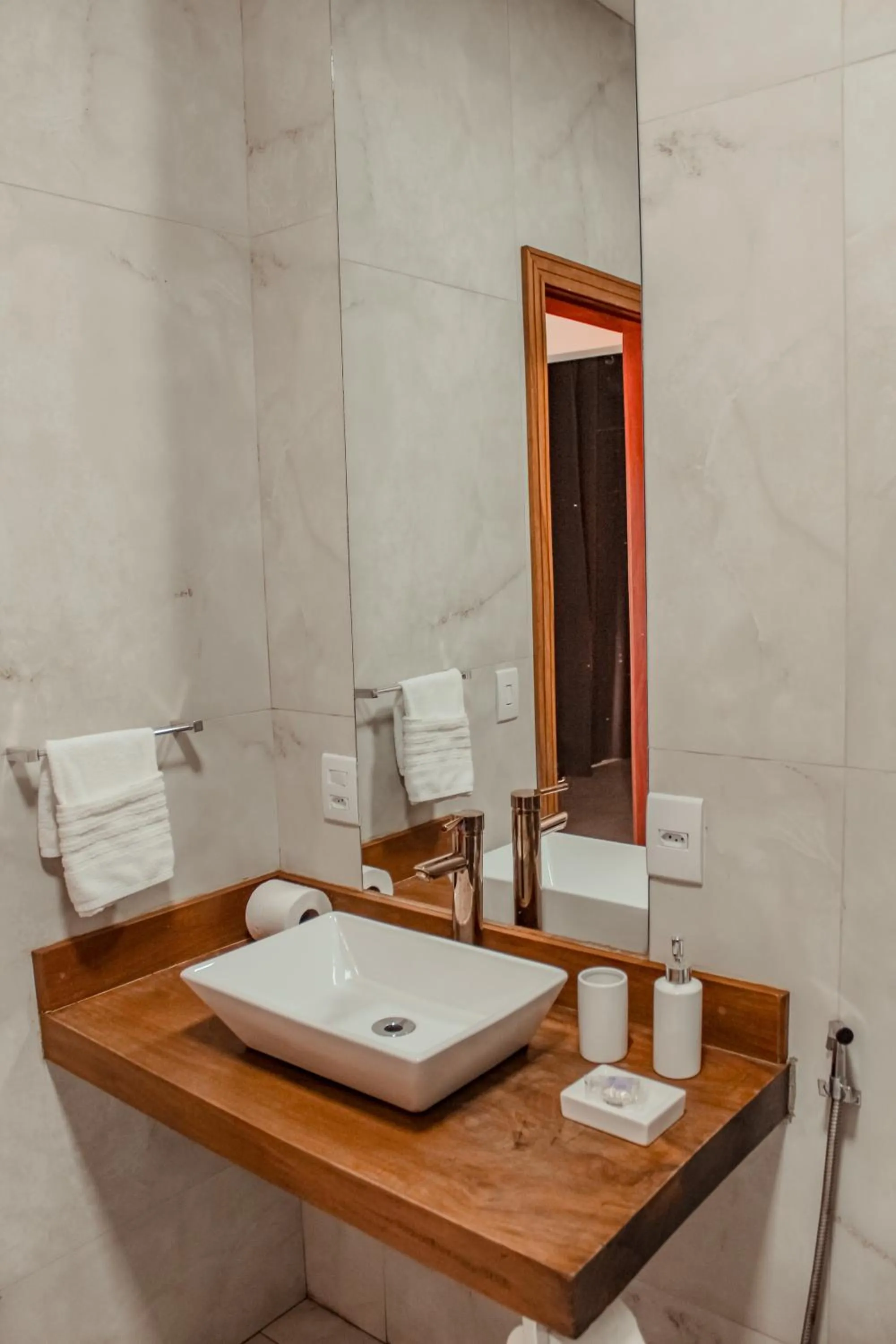 Bathroom in Pousada Quintal da Lua