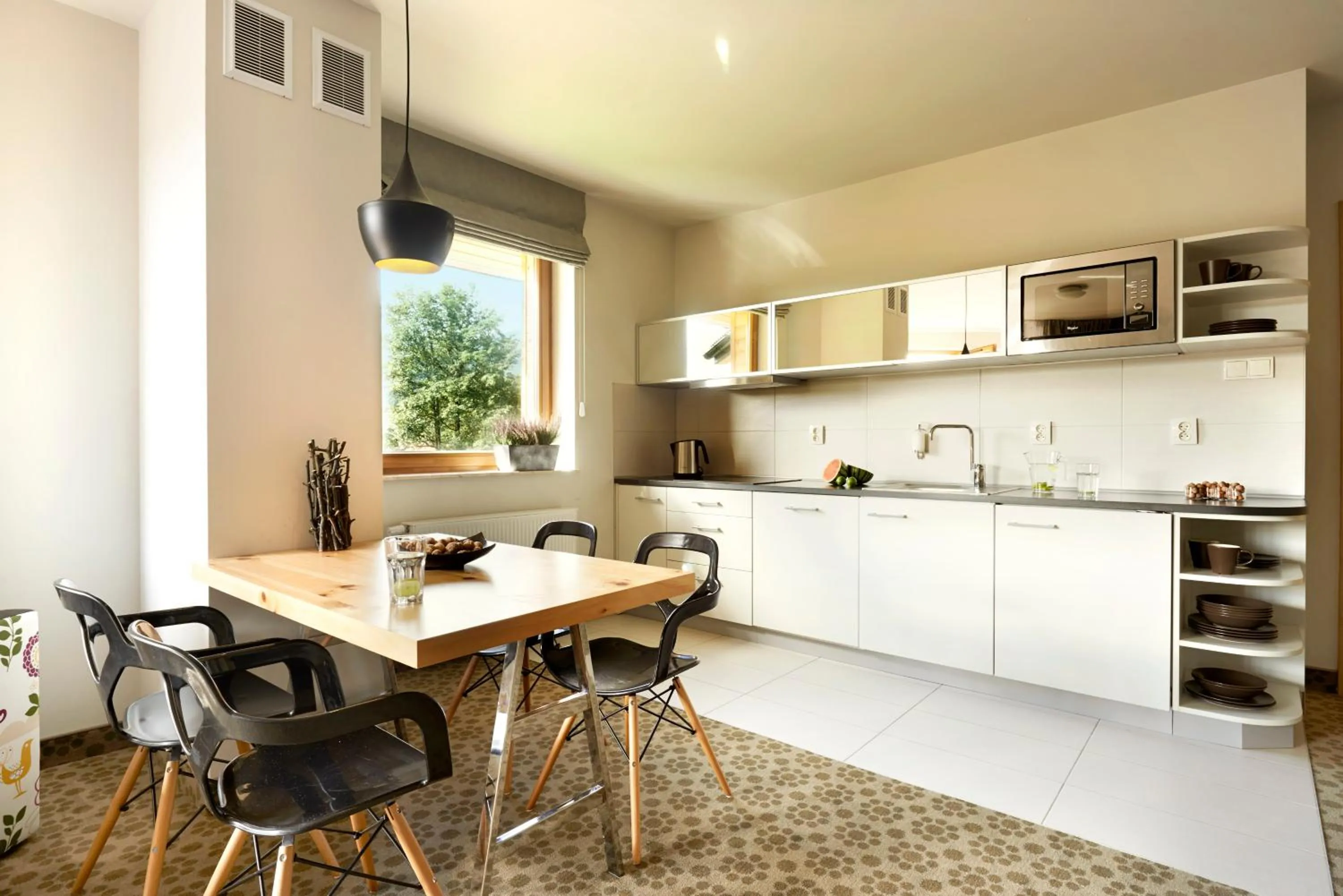 Kitchen or kitchenette in Aparthotel Cristal Resort Szklarska Poręba by Zdrojowa