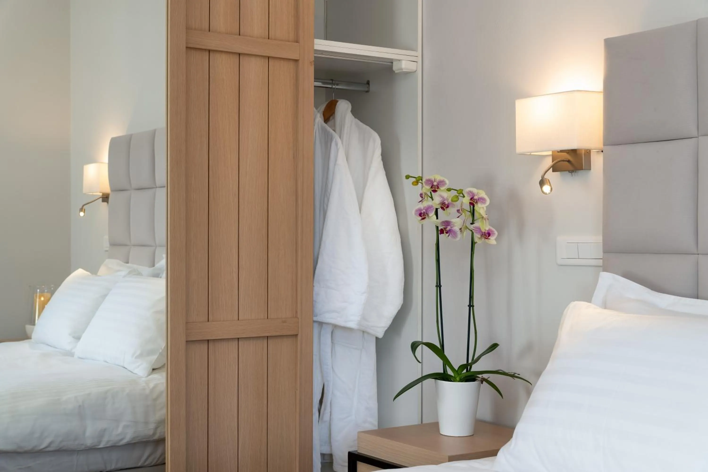 Bed in Porto Vecchio Luxury Suites