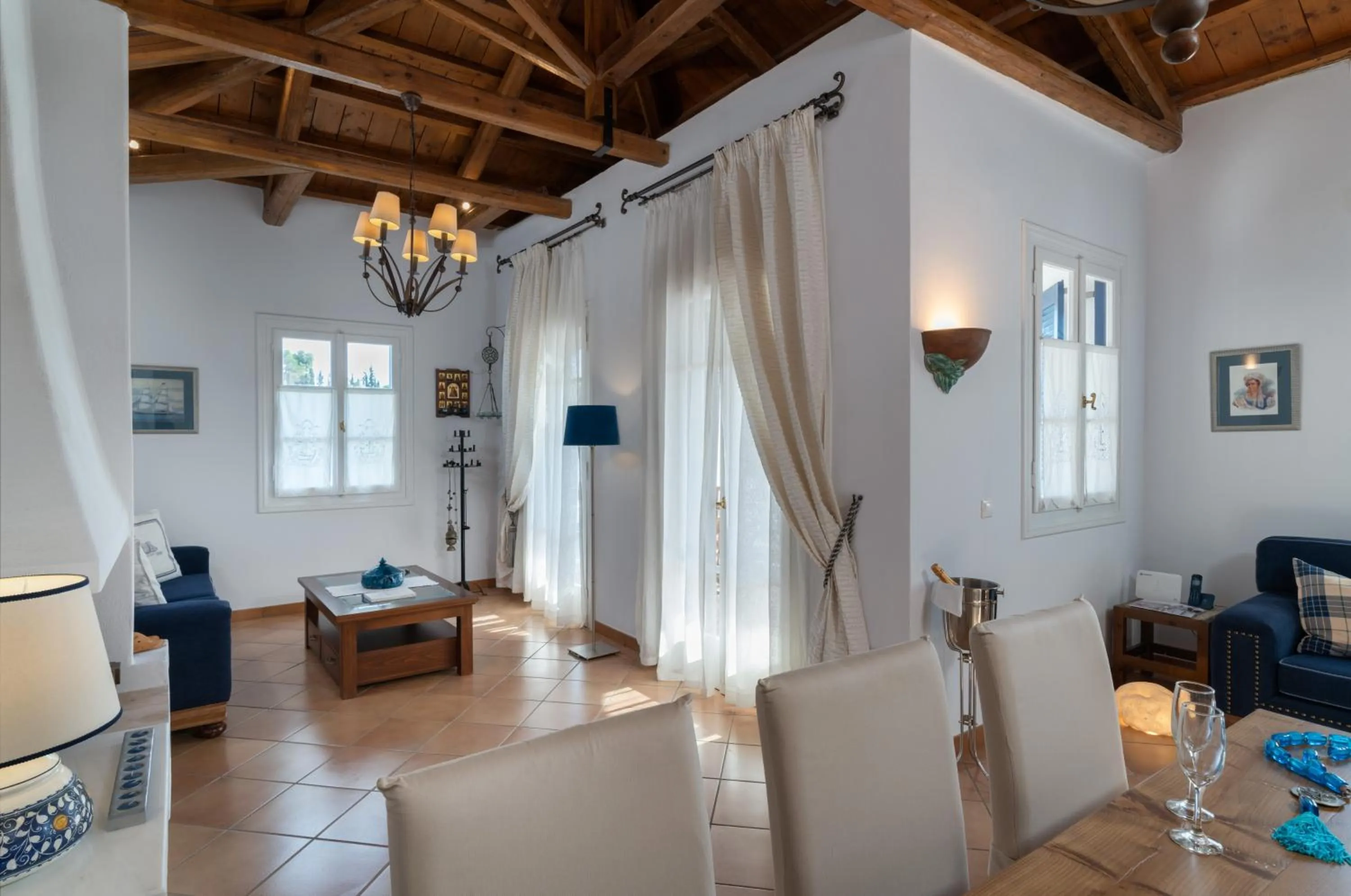 Living room in Porto Vecchio Luxury Suites