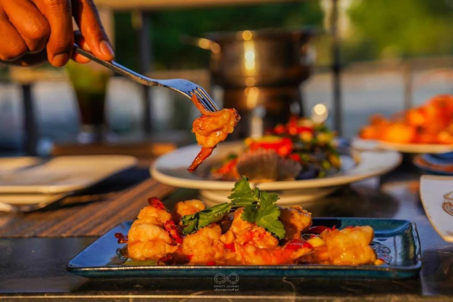 Food and drinks in The Cavalli Casa Resort