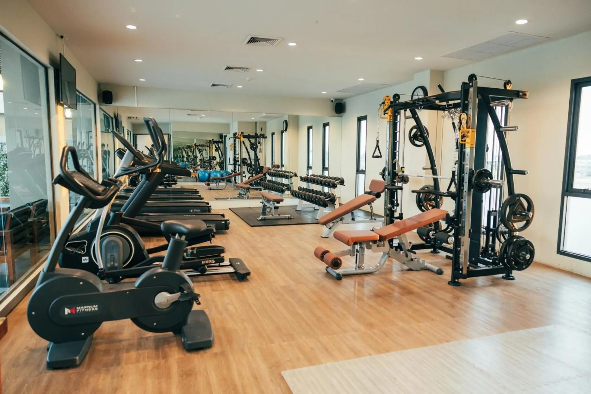 Fitness centre/facilities in The Cavalli Casa Resort