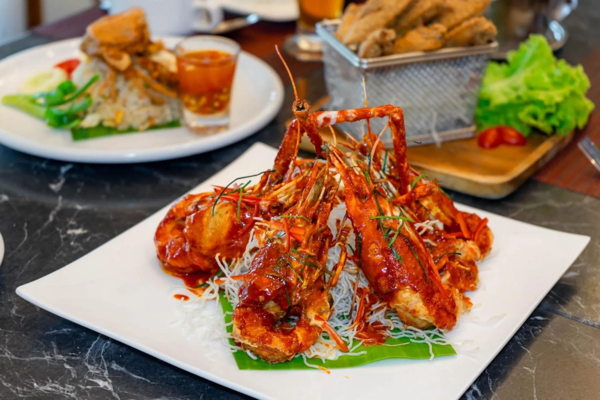 Food in The Cavalli Casa Resort