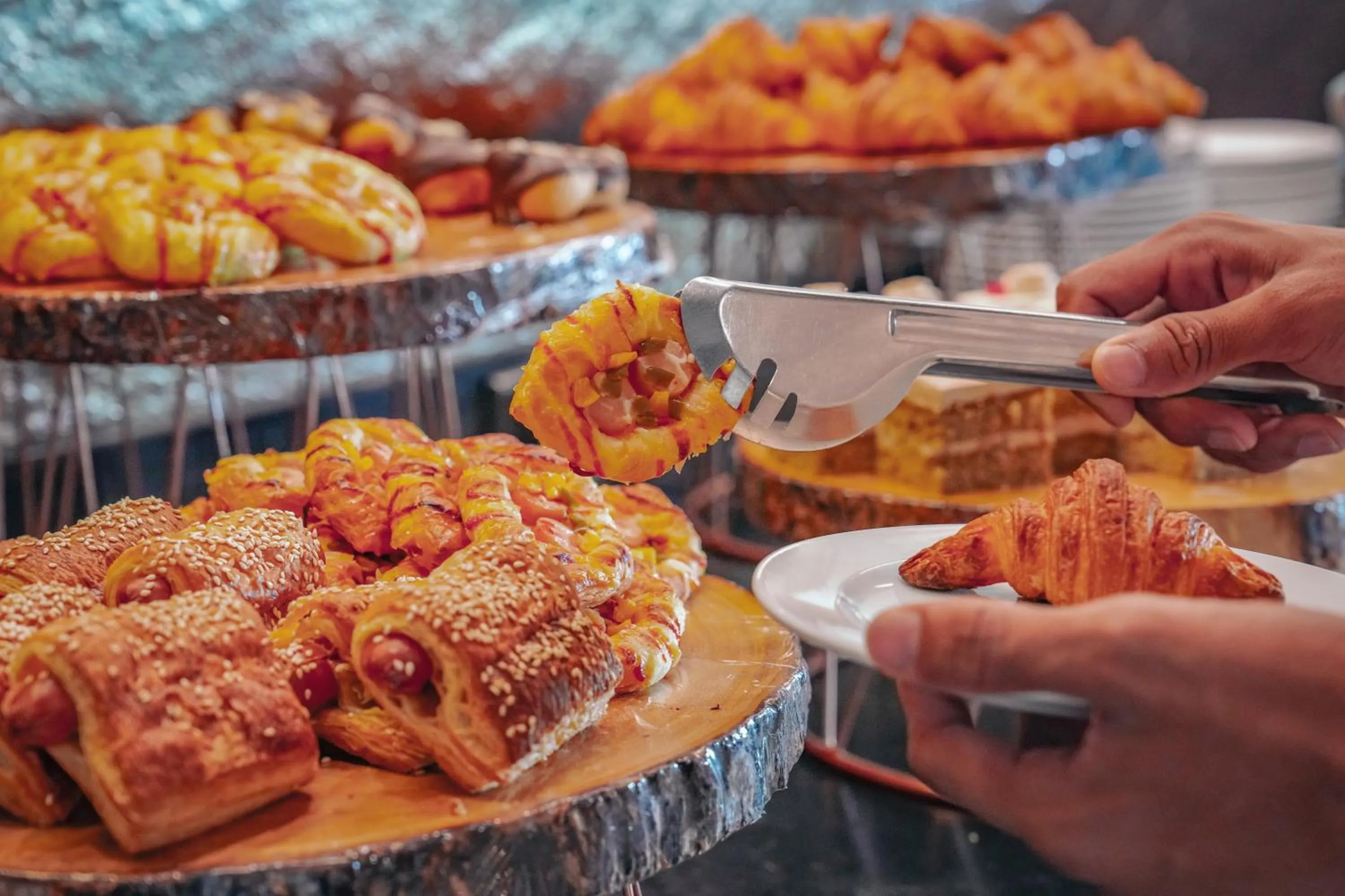 Buffet breakfast in The Cavalli Casa Resort